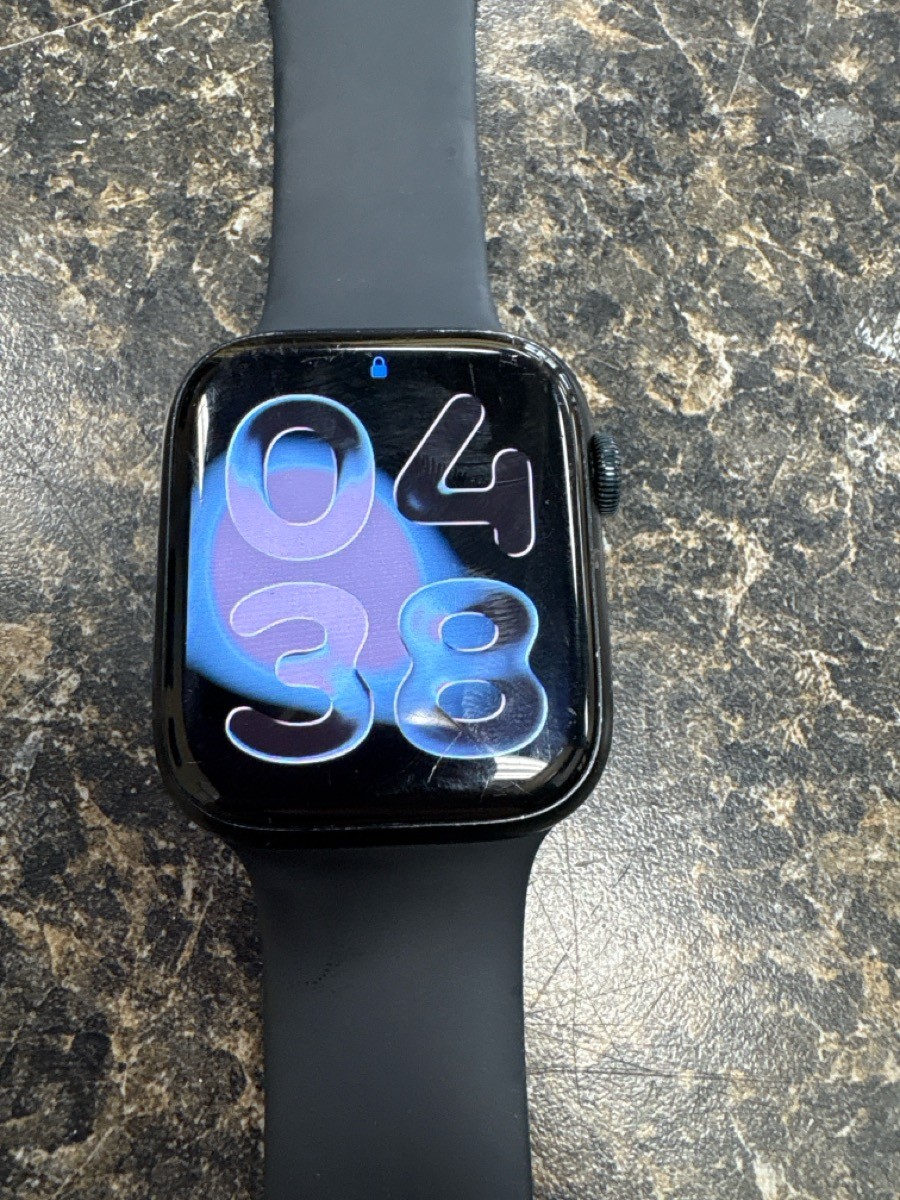 USED APPLE WATCH SERIES 8 A2774 45MM FOR PARTS PIN LOCKED (QUI005430)