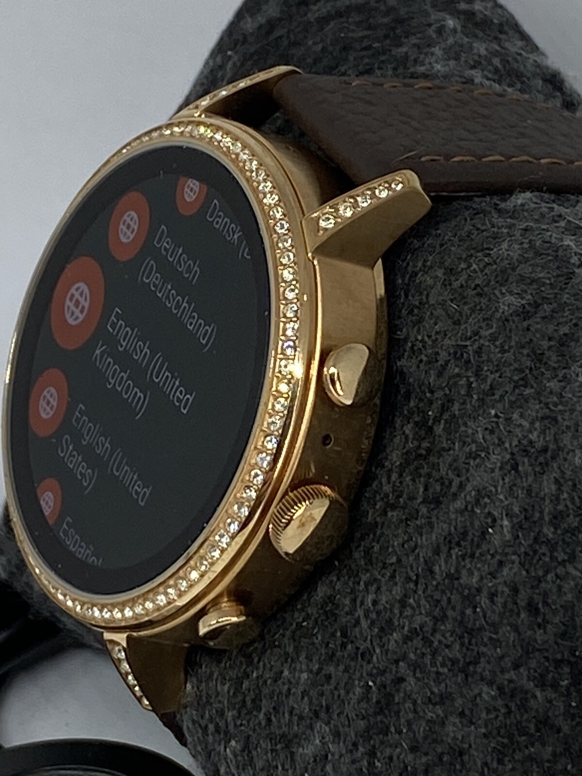 Fossil Gen 4 Authentic Digital Dial Smart Watch Custom Band FTW6011 CR142
