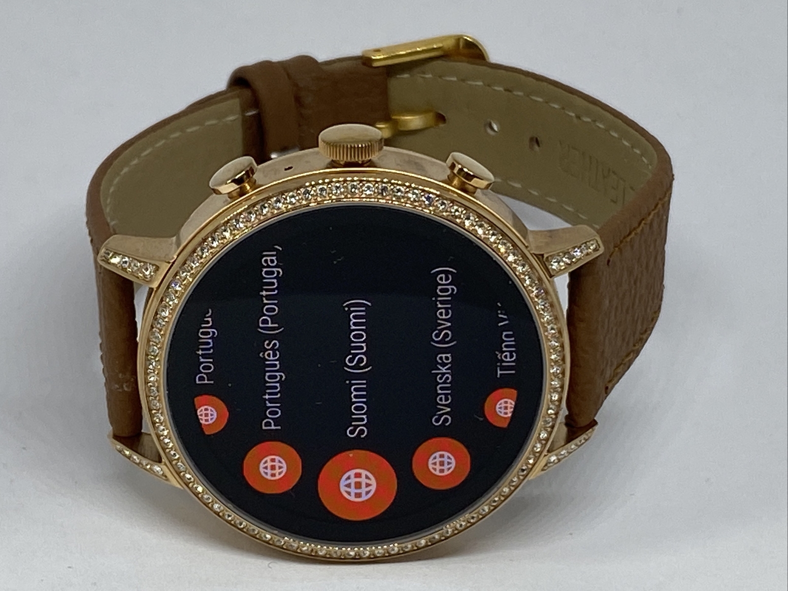 Fossil Gen 4 Authentic Digital Dial Smart Watch Custom Band FTW6015 CO132