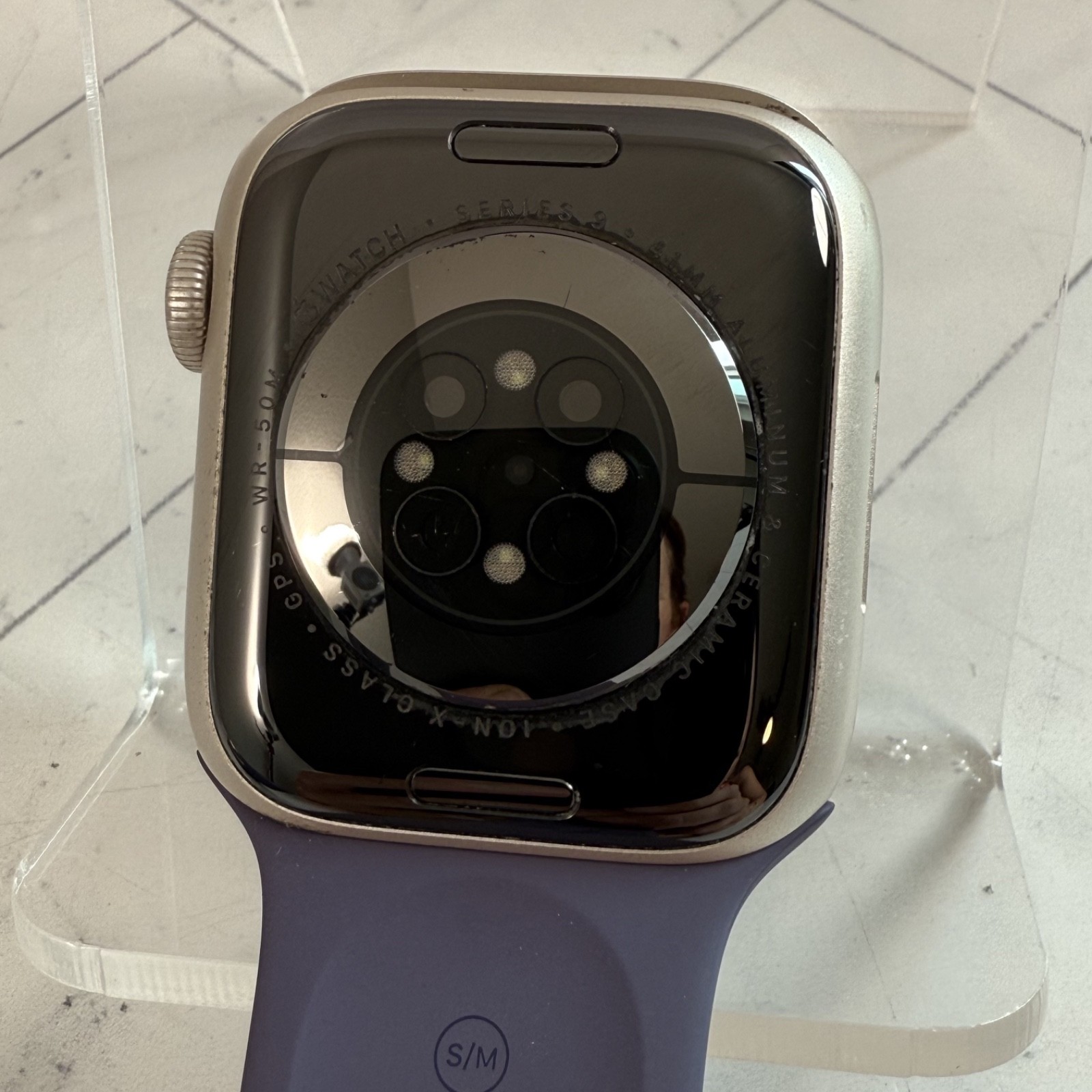 Apple Watch Series 9 41mm Starlight Aluminum GPS WiFi Smartwatch #H245