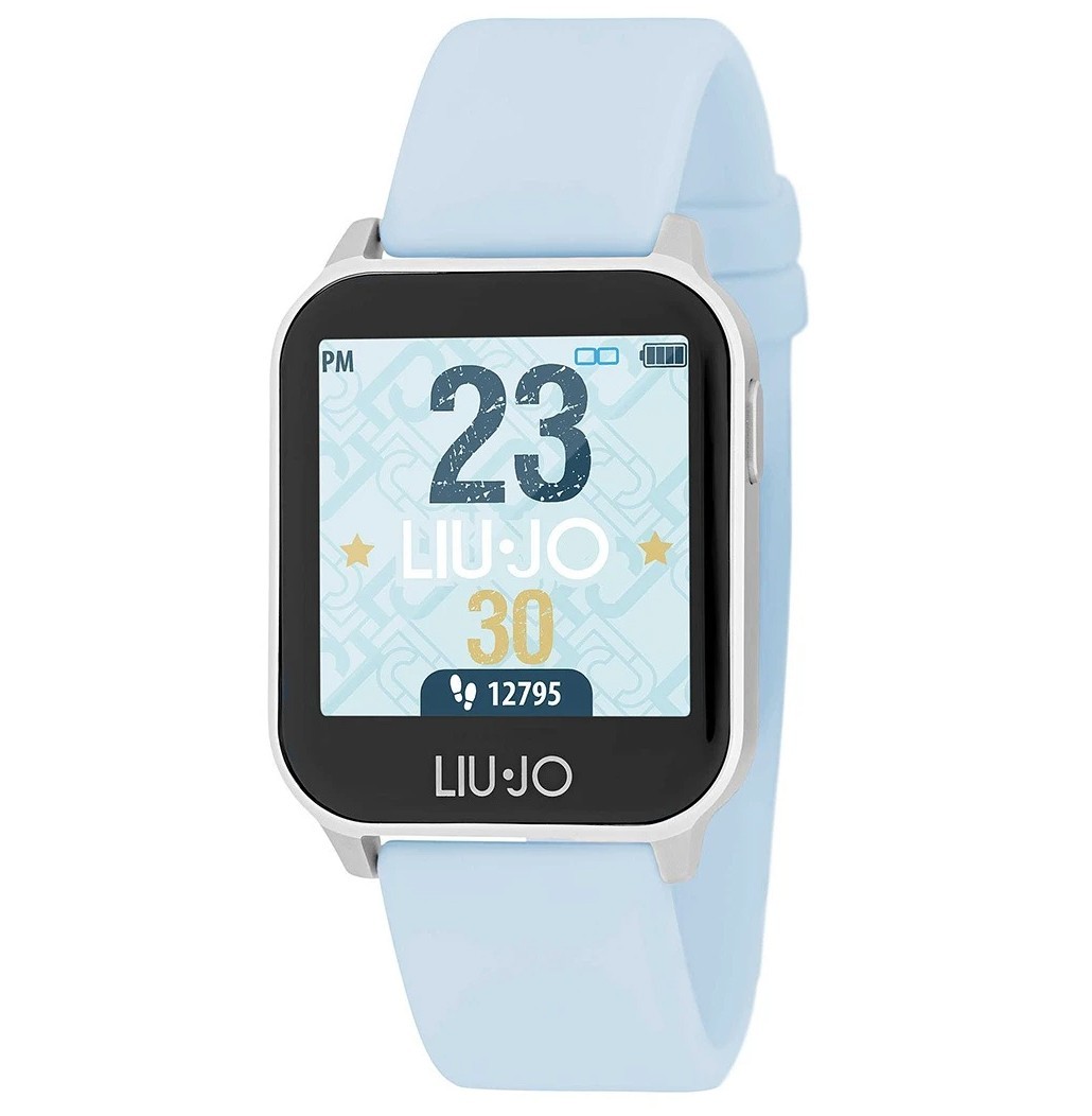 Men Women Liu Jo Rubber Smartwatch Watch Social Notifications Weather Steps Beats