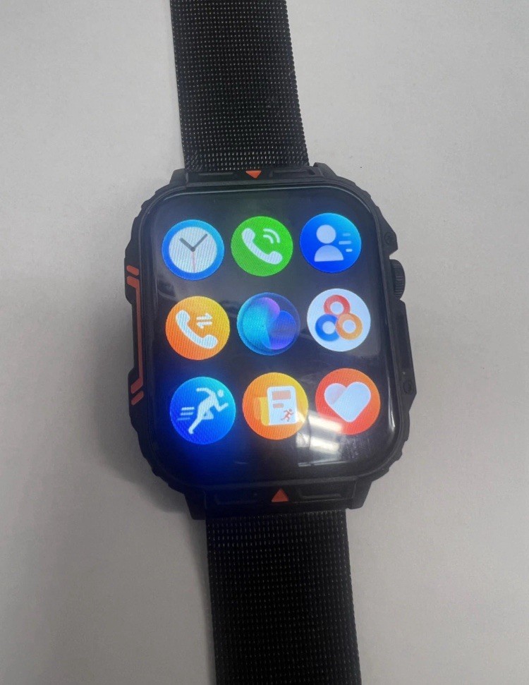 Military GPS Sport Smart Watch Men 1.95in Heart Rate Blood Oxygen Bluetooth Call