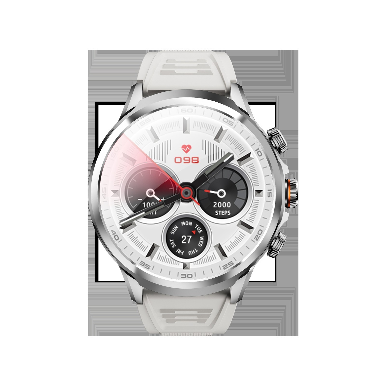 4G Amoled Smart Watch with SIM Card Slot Rotating Camera Phone Watch 1880mAh