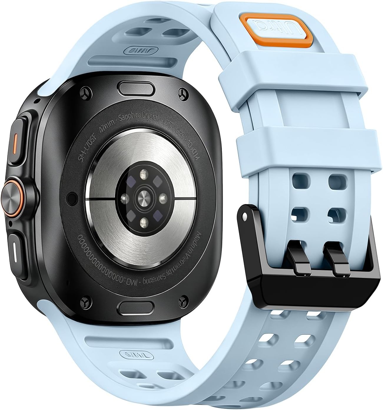 Case For Samsung Galaxy Watch 9/8/7 Ultra 47mm Rugged Silicone Waterproof Strap
