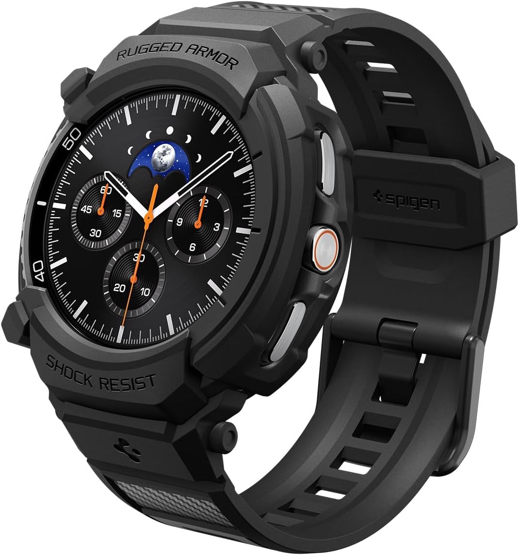 Rugged Armor Pro Case for Samsung Galaxy Watch 8 Classic 46mm with Band