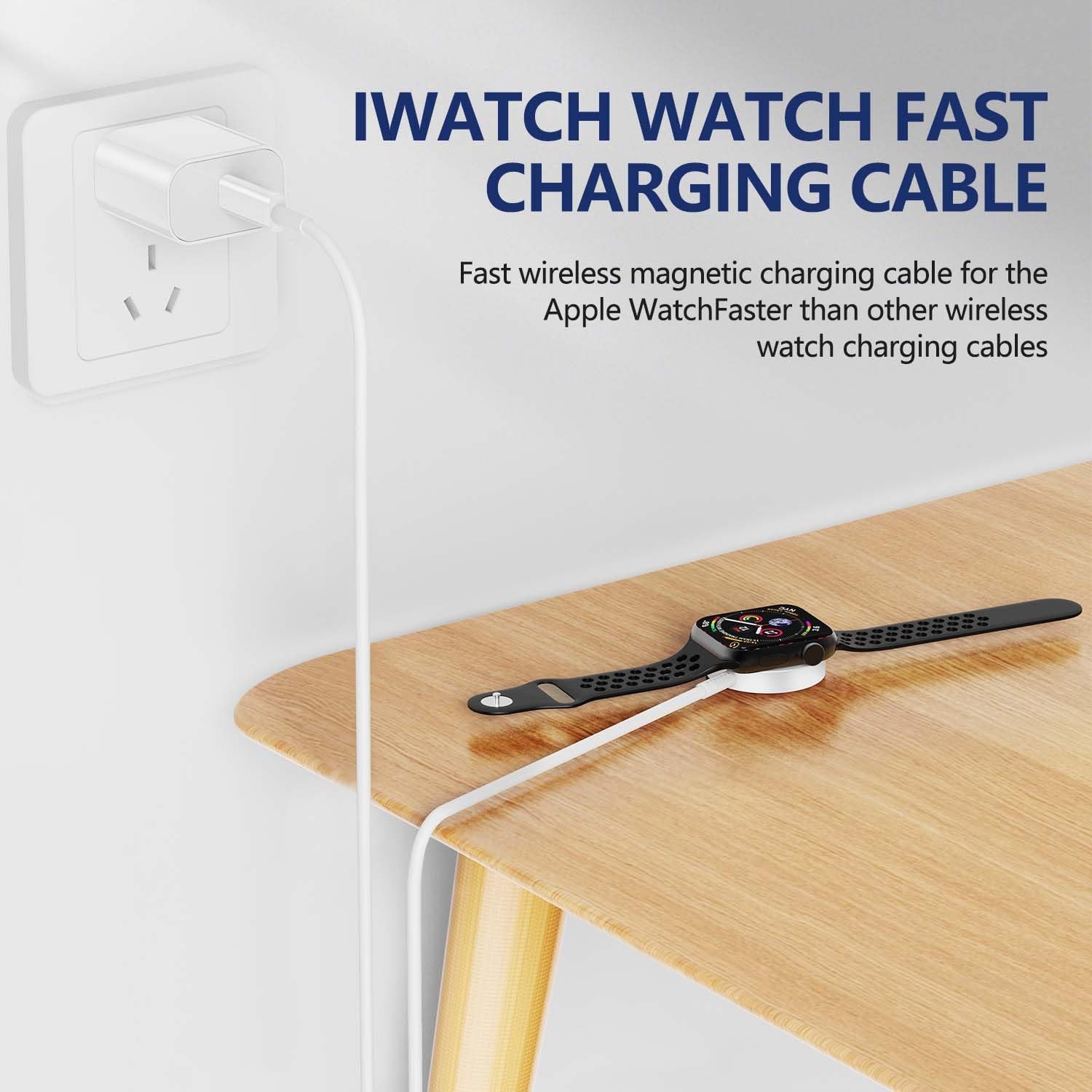 Fast Charger for Apple Watch with 20w Charger Block, USB C Magnetic Charging Cab