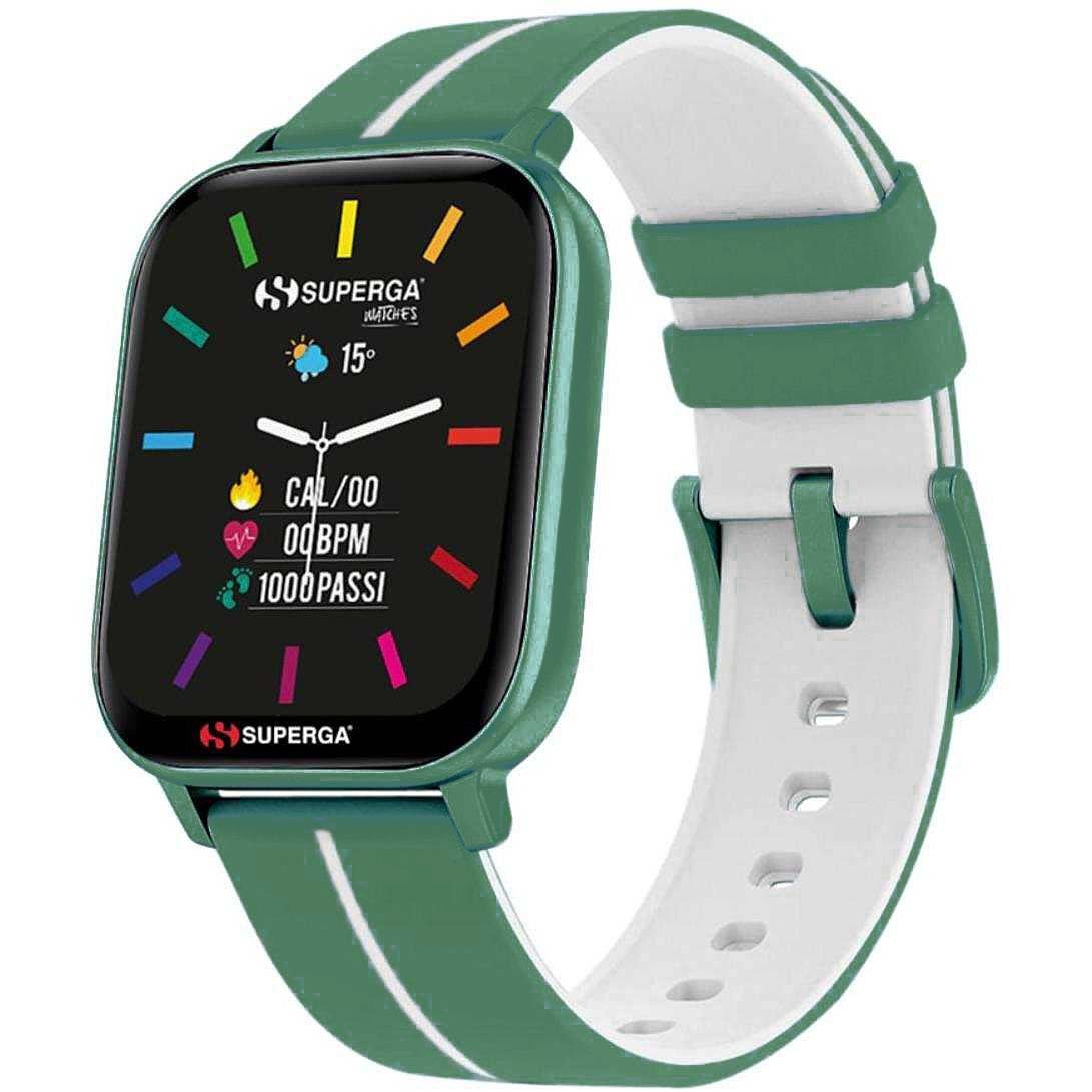 SUPERGA SW-STC009 Silicone Green TOUCHSCREEN NEW Smartwatch