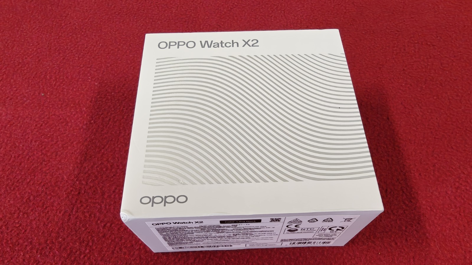 OPPO Watch X2 Lava Black OWWE251 Google Smart Watch
