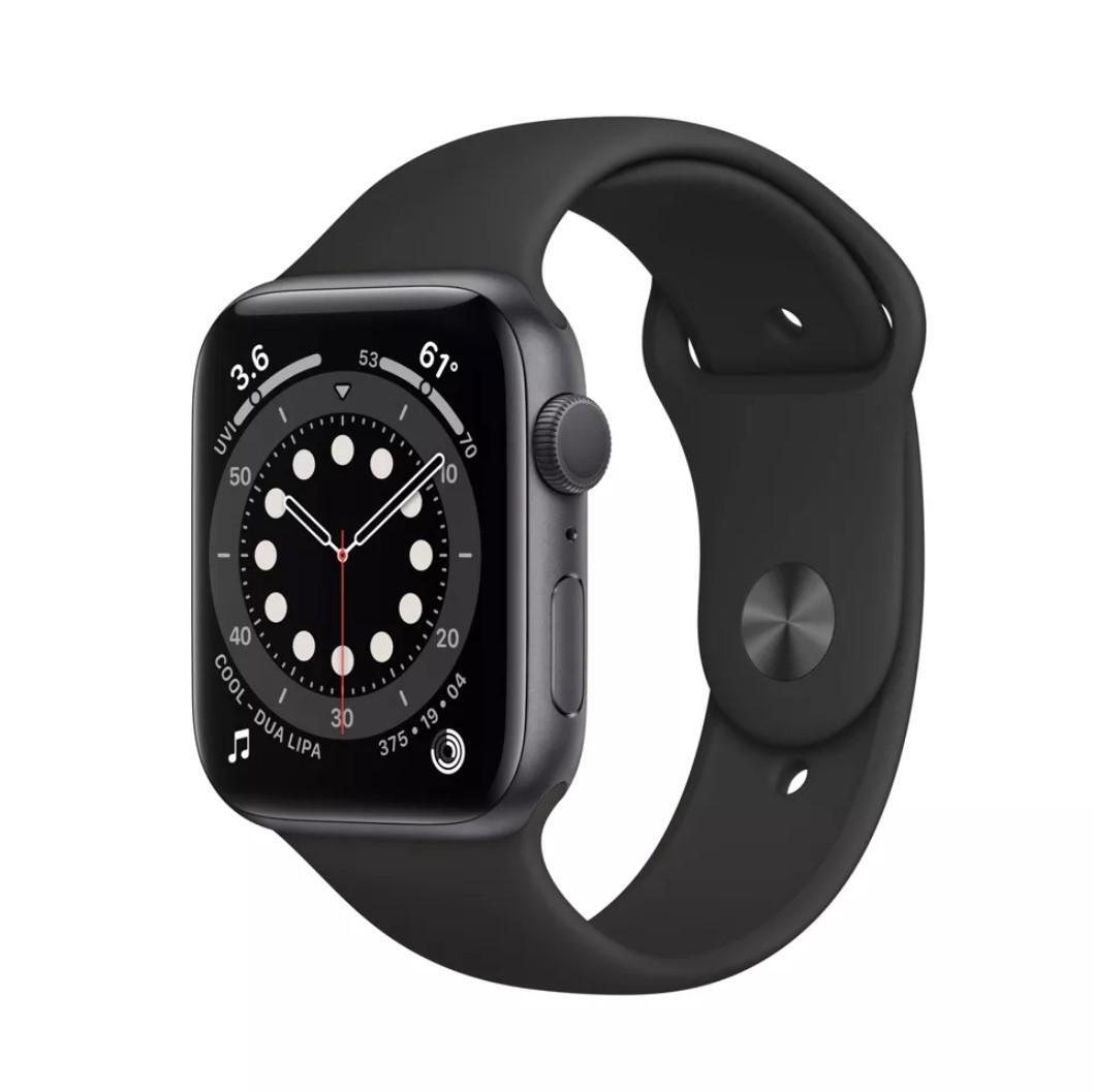 Apple Watch MG133LL/A Series 6 40mm GPS Space Gray w/ Black Band