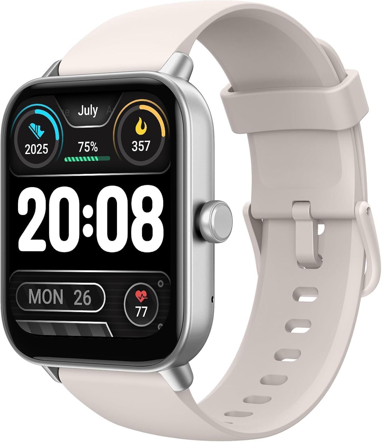 Smart Watch Women Men Alexa Built-in Call HR Steps Sports for Galaxy Phones