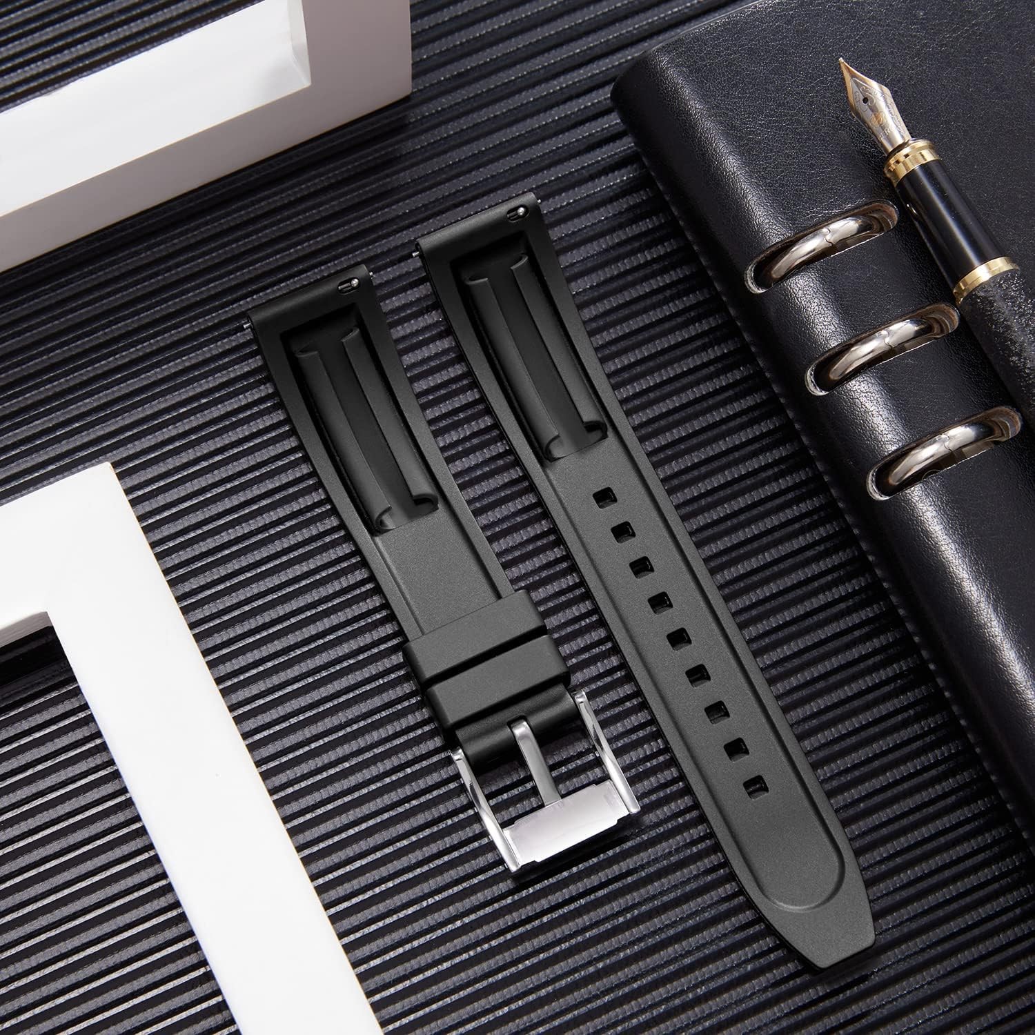 Silicone Watch Bands for Smartwatches 18mm 19mm 20mm 21mm 22mm 24mm Waterproof