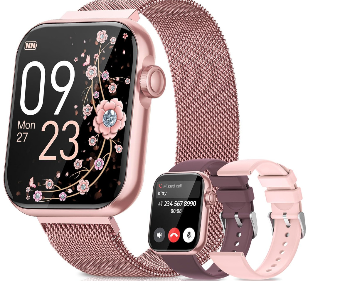 Smart Watches for Women,Fitness Tracker Smartwatch for Android Phones/iPhone Com