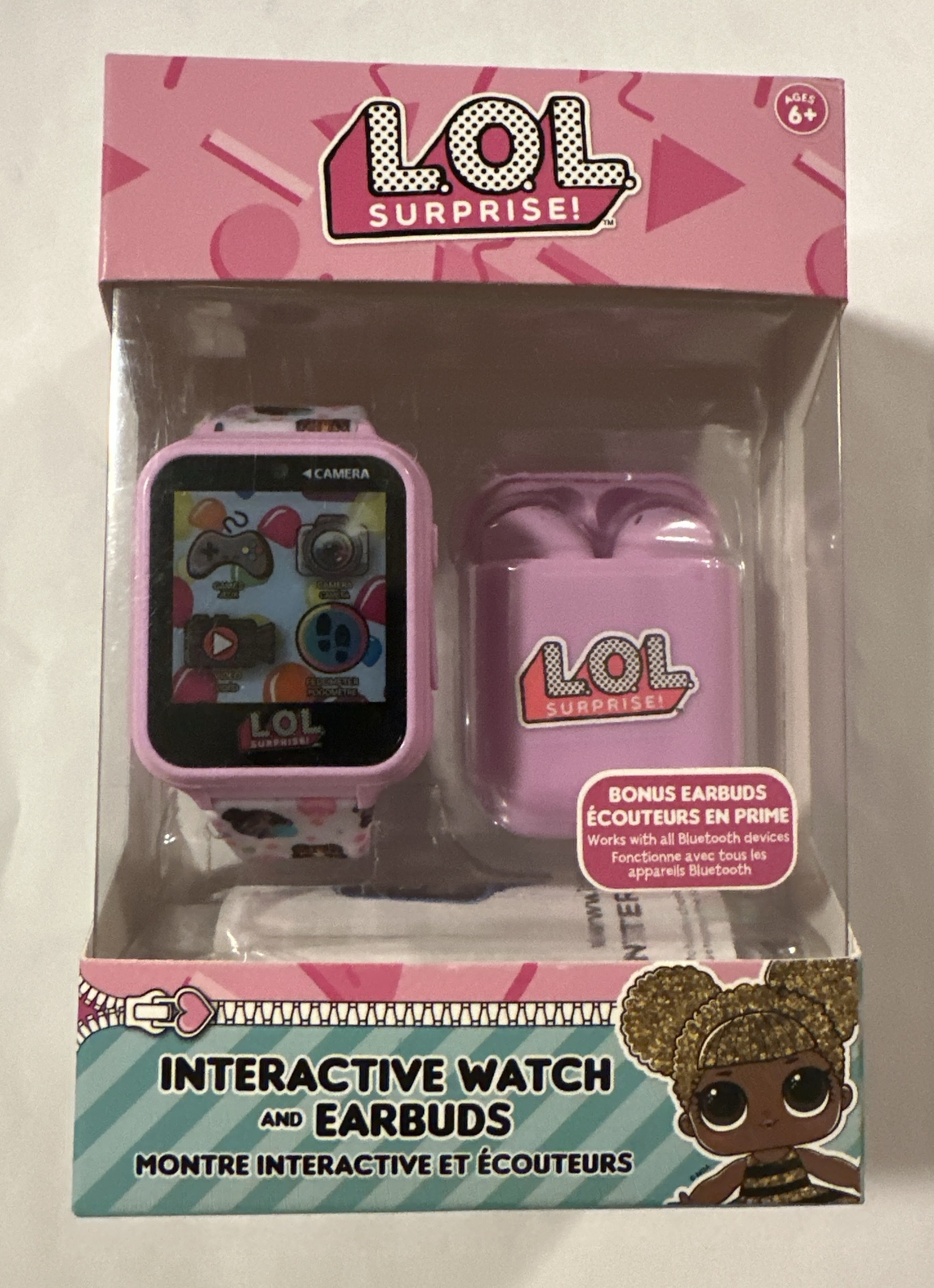 LOL Surprise Interactive Kid’s Watch And Earbuds Brand New Factory Sealed