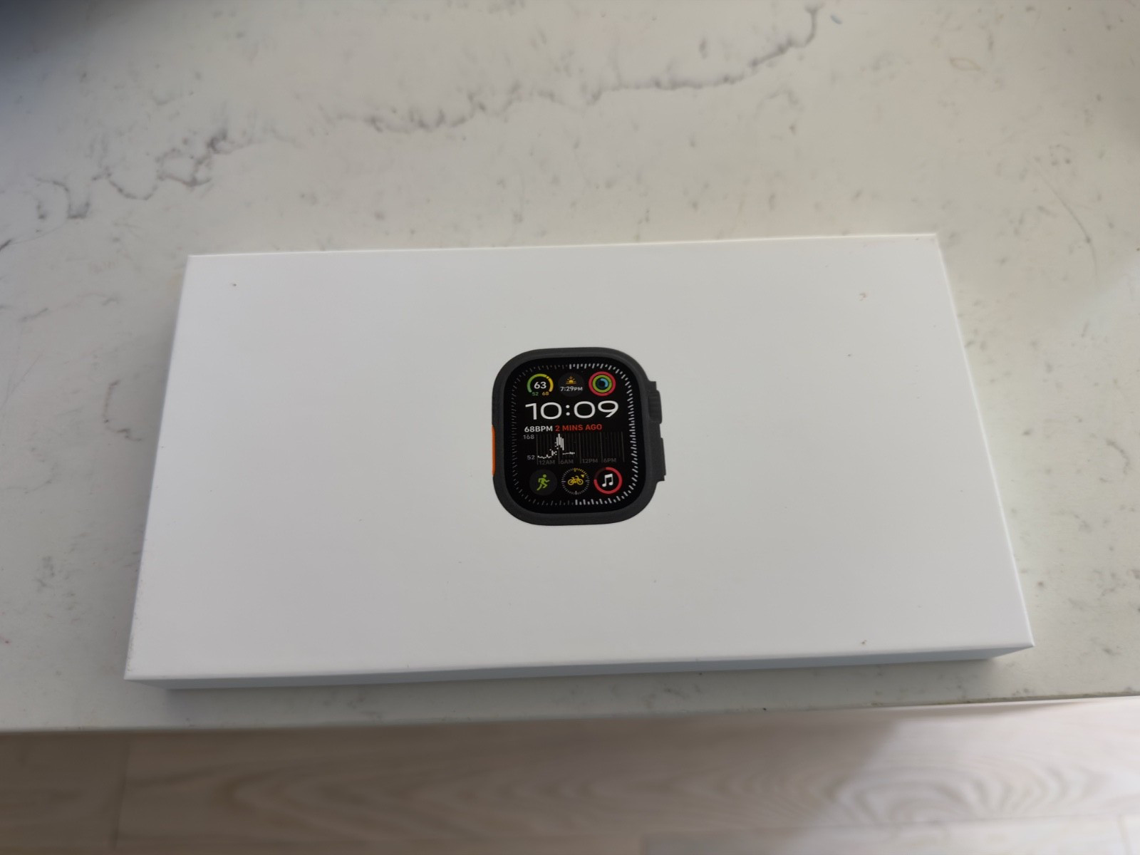 Apple Watch Ultra 2 49mm GPS+Cell Black Titanium Case Trail Loop M/L MX4V3LW/A