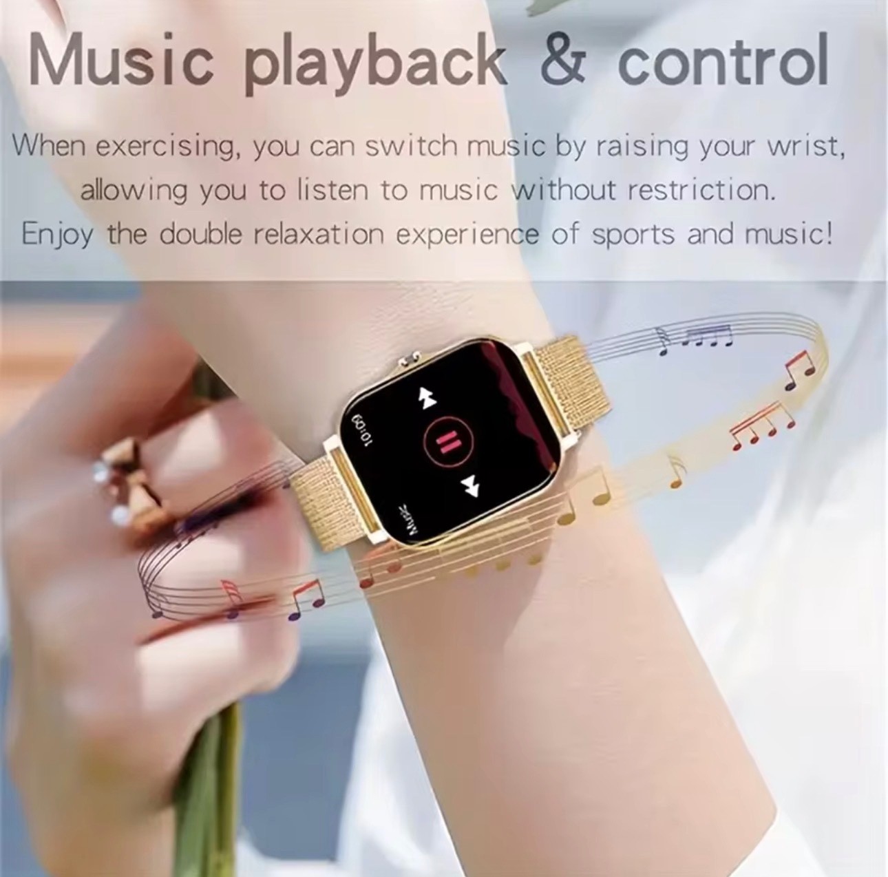 Smart Watch Bluetooth Calling Blood Oxygen Heart Rate Monitor Men Women
