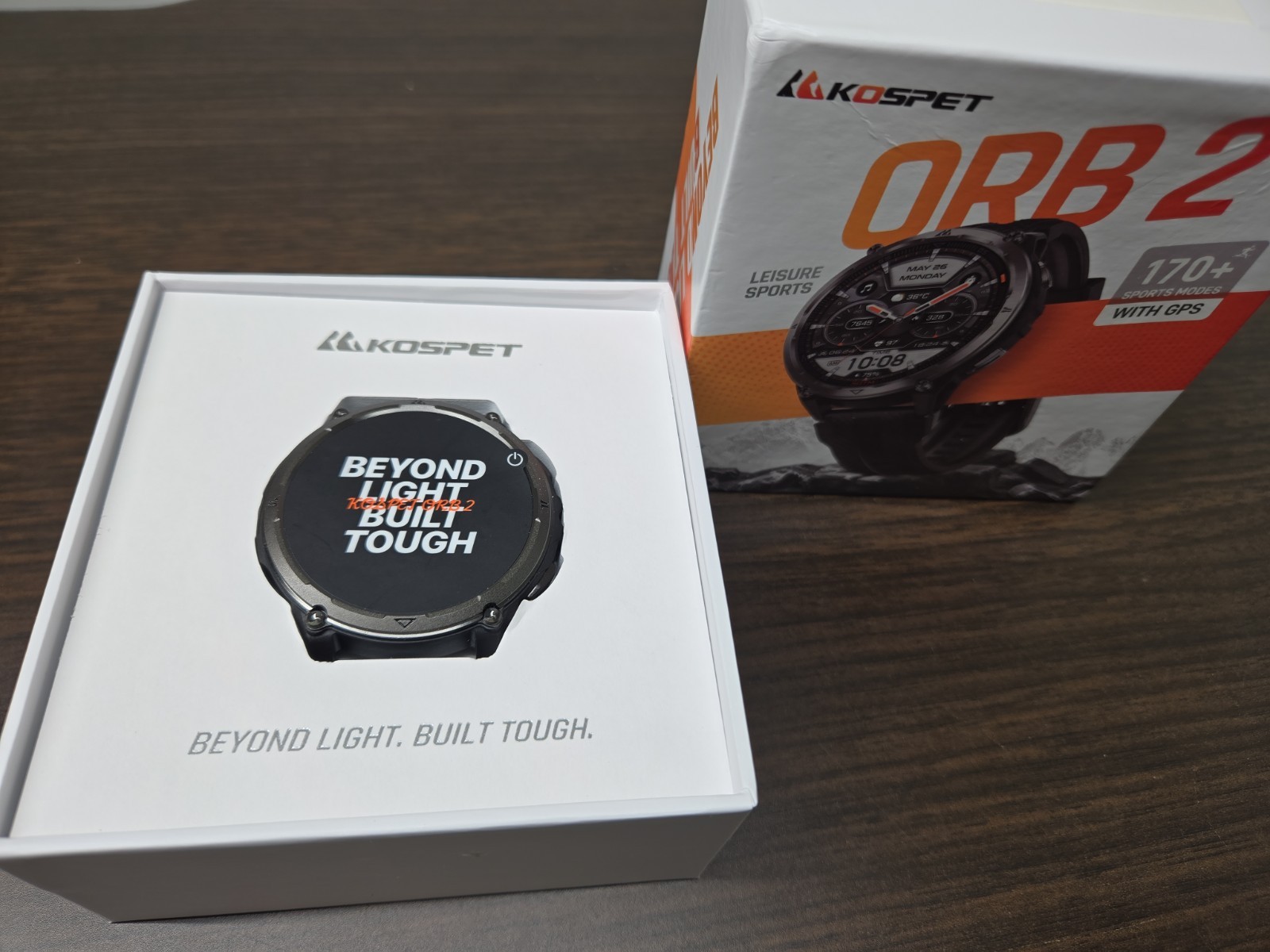KOSPET ORB 2 Rugged Smart Watch With Dual Band GPS AMOLED