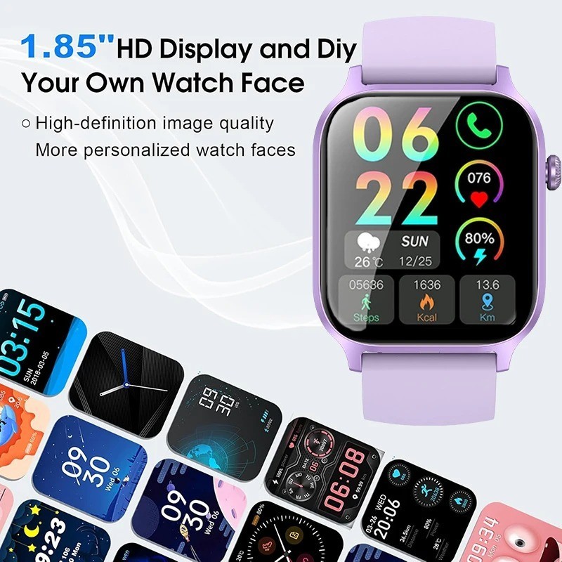 Smart Watch 2025 Bluetooth Call Health Diving Smartwatch Men Women