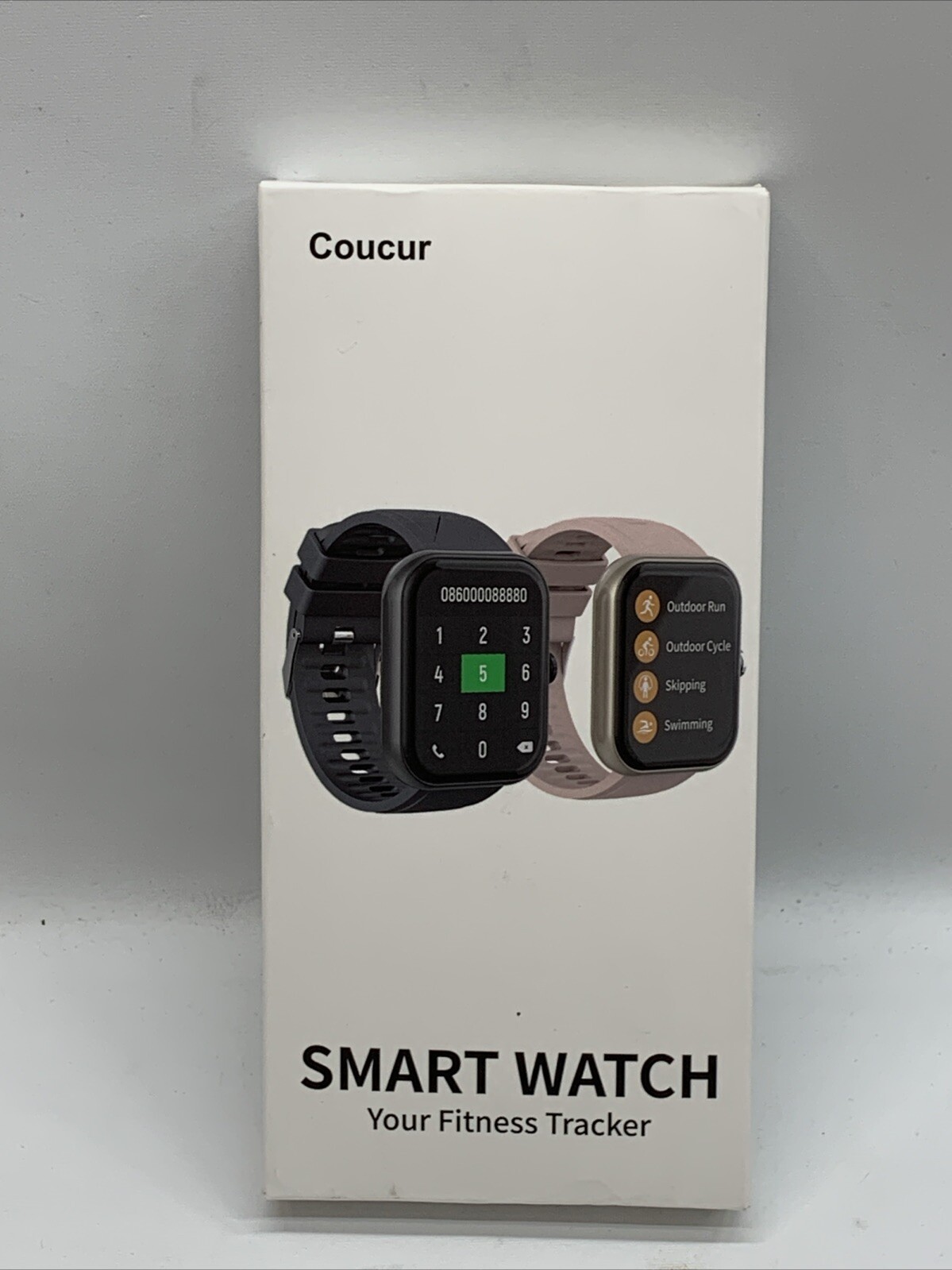 Smart Watch Y66 for Men Women, 1.96″ Fitness Tracker Running Pedometer Black