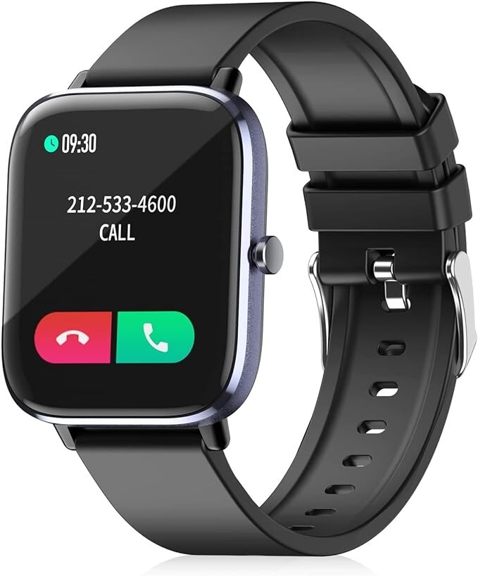 Souyie Smart Watch With Bluetooth, IP67 Waterproof Fitness Tracker
