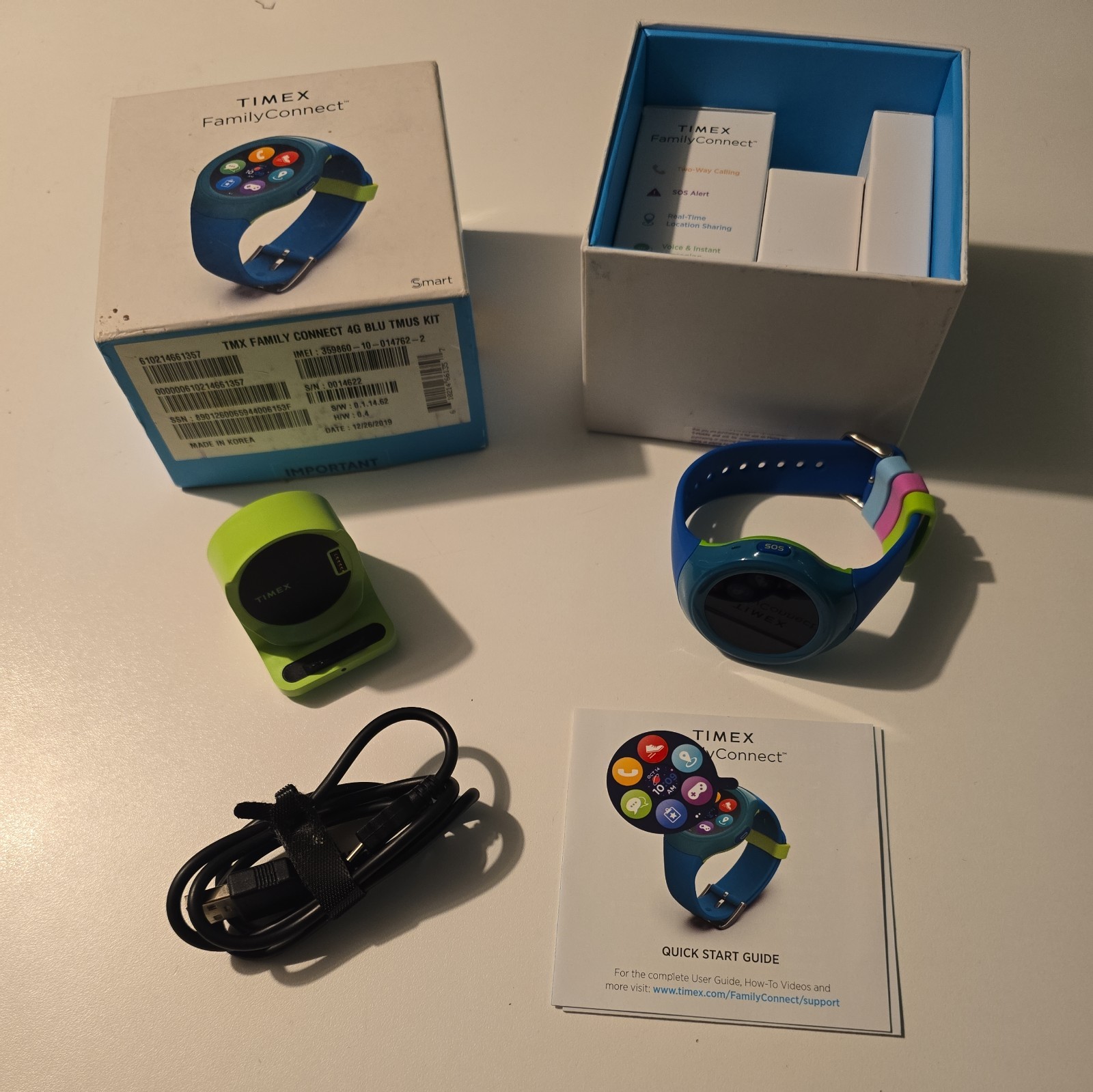 Timex Family Connect Space Blue Buckle Smart Watch (T-Mobile)