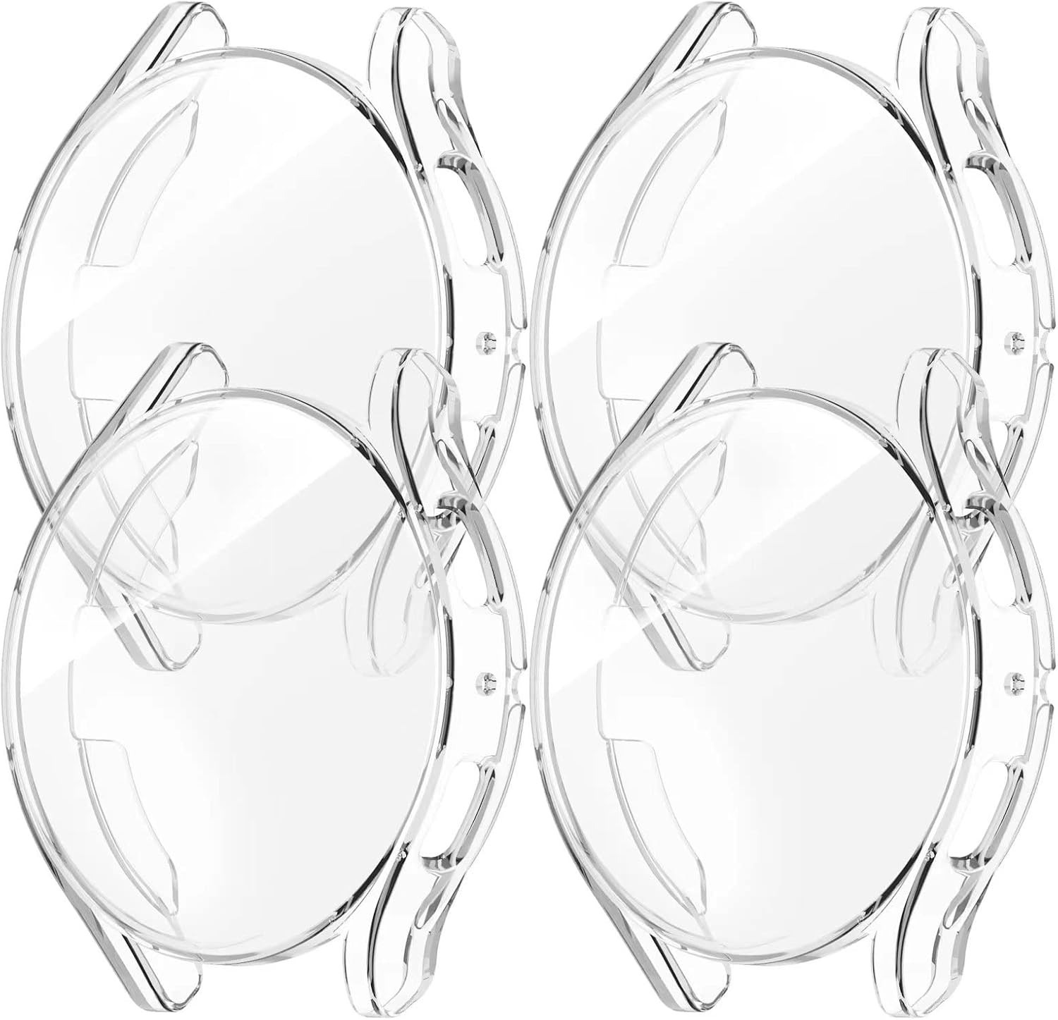 Soft TPU Full Around Face Cover Case 4-Pack for Samsung Galaxy Watch 5 40mm