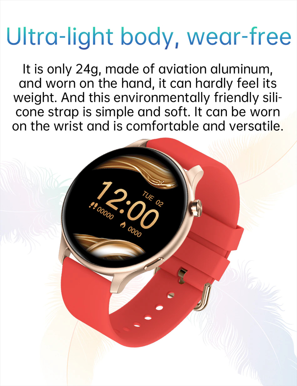 2025 Smart Watch Full Touch Screen AMOLED Bluetooth Call for Women -DT85