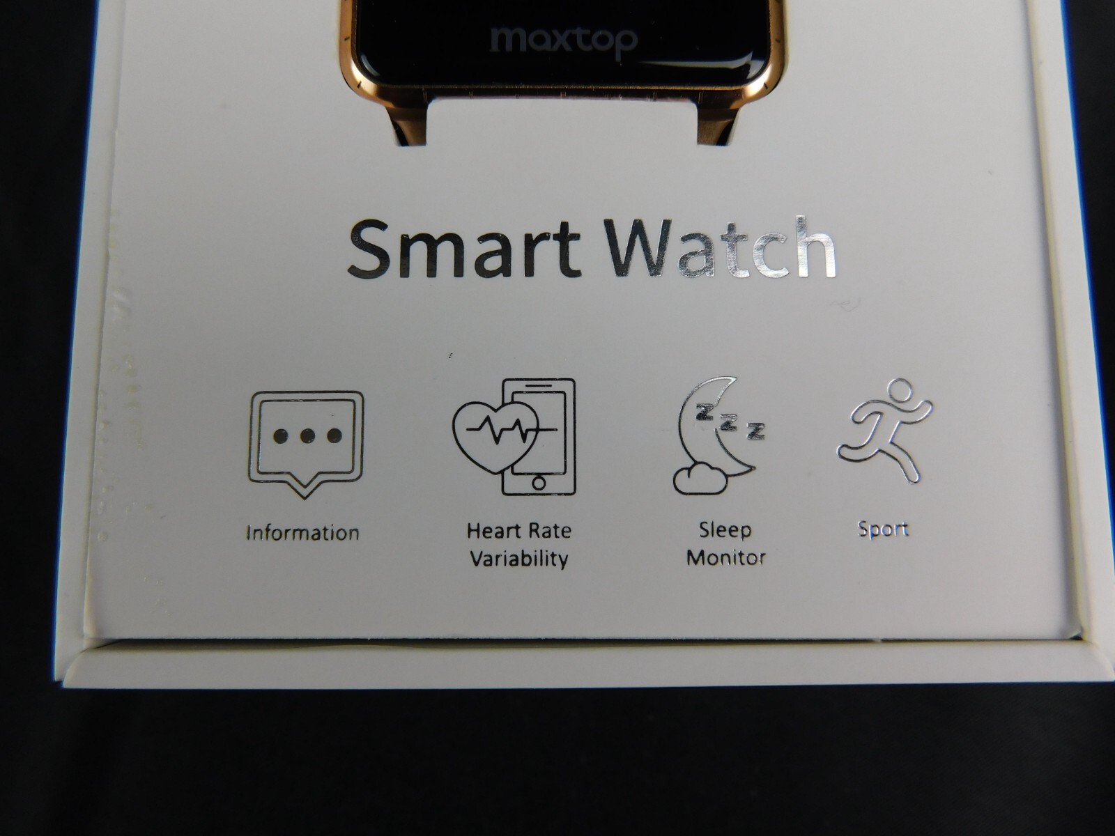 Maxtop T5 Smartwatch – Sleep Monitor, Heart Rate, Rose Gold