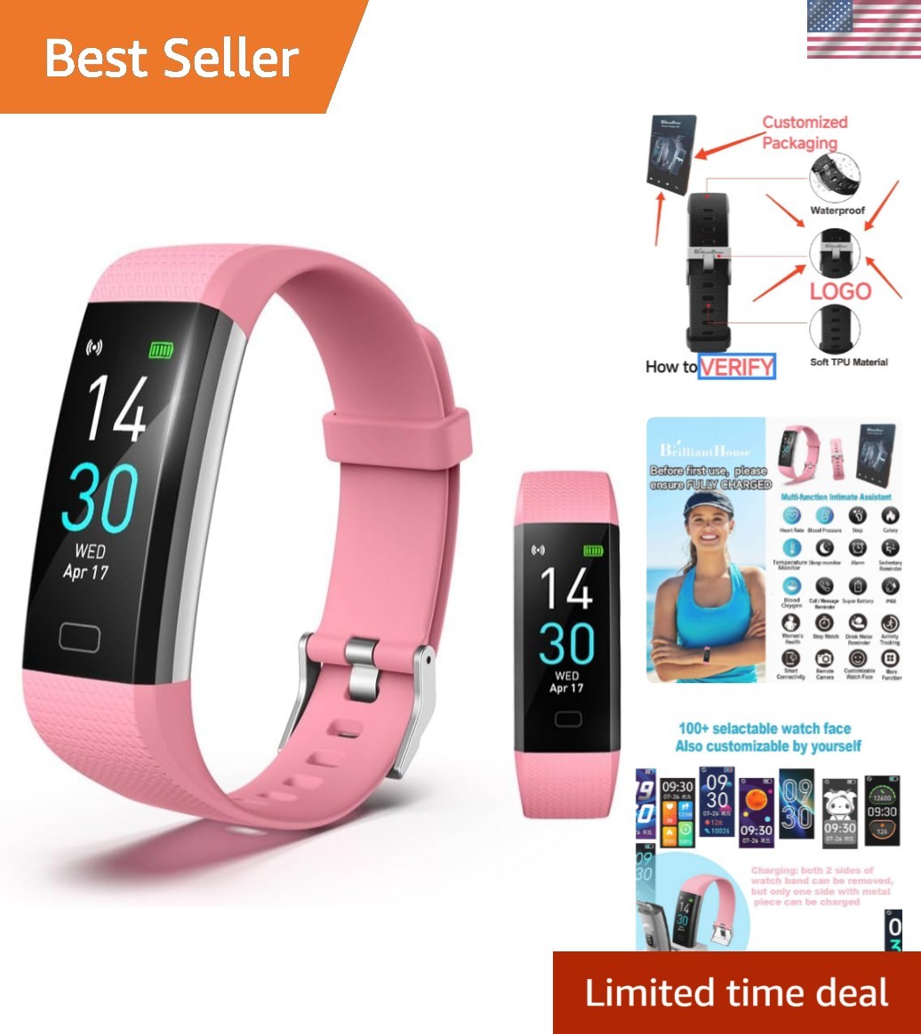 Modern Waterproof Smart Watch – Pedometer, Heart Rate & Activity Tracker