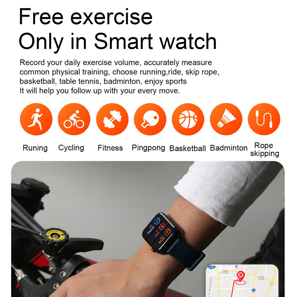 Smart Watch Sport Bracelet Bluetooth Call Message Reminder Handsfree Wristband