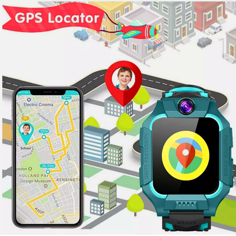 Kid’s Smart Watch For Boys/Girls Waterproof GPS SOS Smart watch iOS/ Android