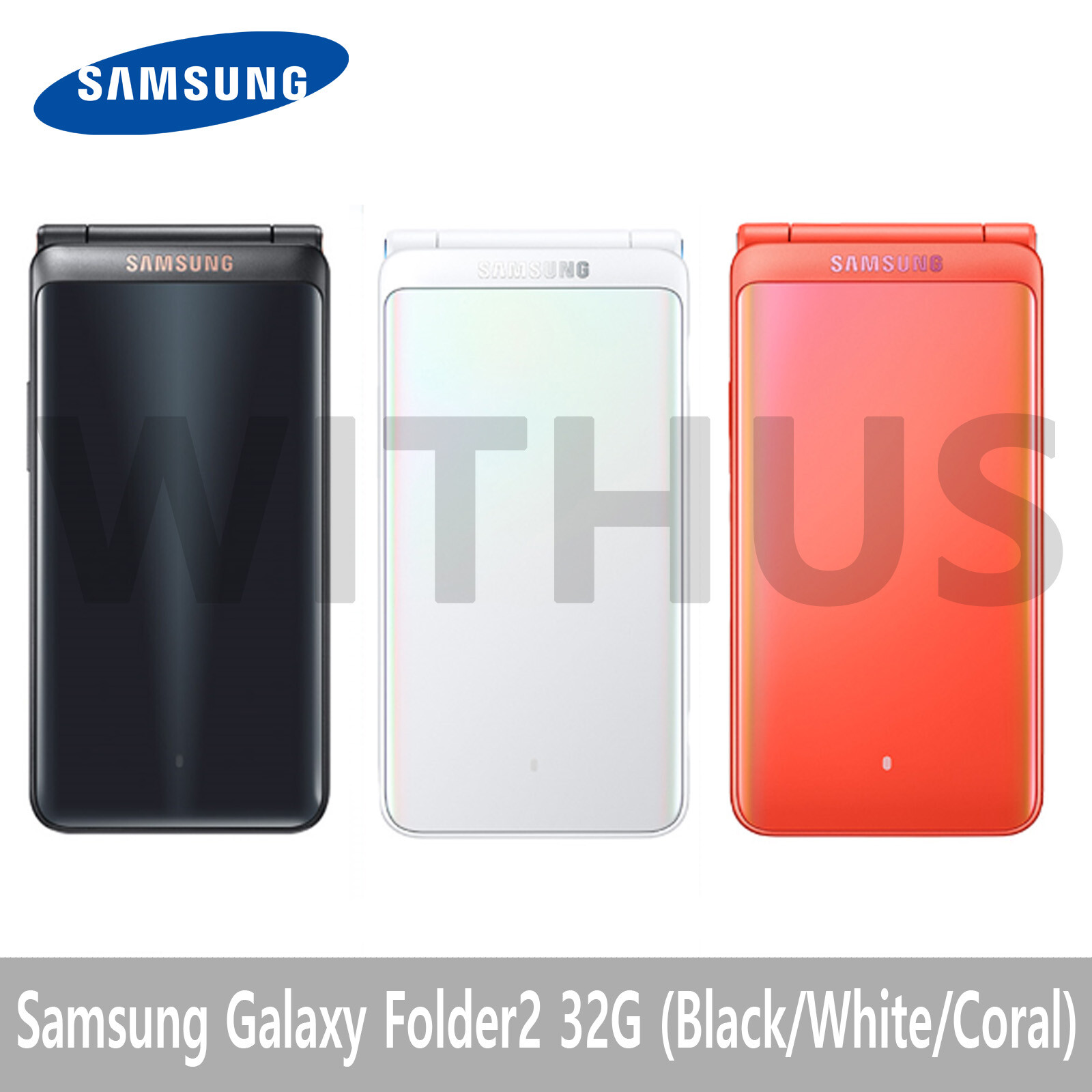 Samsung Galaxy Folder 2 32G SM-G160N Unlocked LTE 2020.ver (Black/White/Coral)