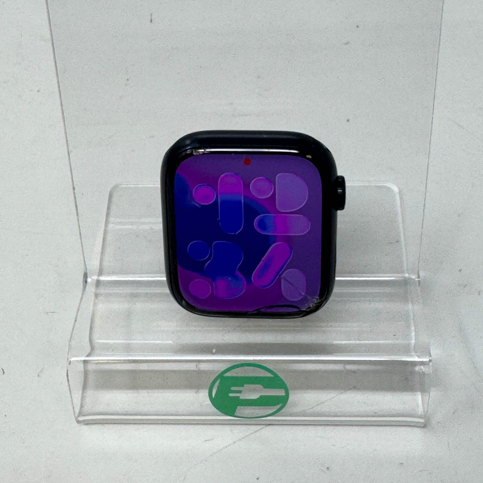 Broken Unlocked Apple Watch Series 7 45MM Aluminum MKJ73LL/A /Damage to Front