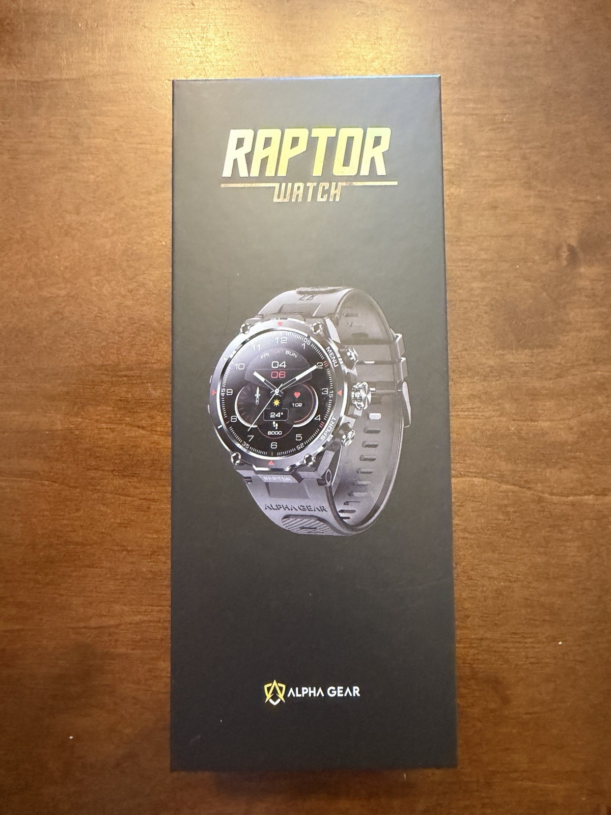 AlphaGear Raptor Smartwatch Compatible with iPhone Android, Rugged