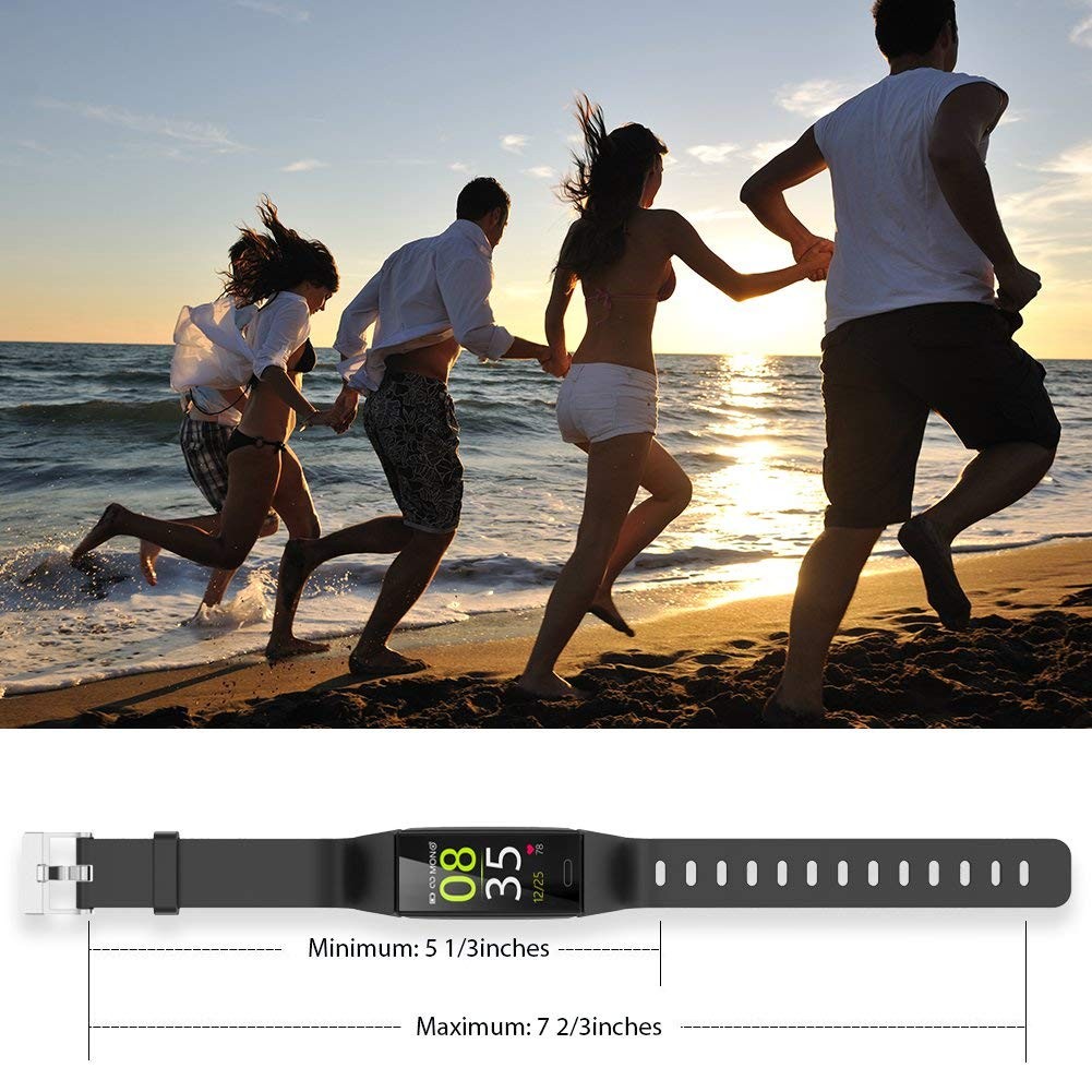 ZURURU Fitness Tracker with Blood Pressure Heart Rate Sleep Health Monitor fo…