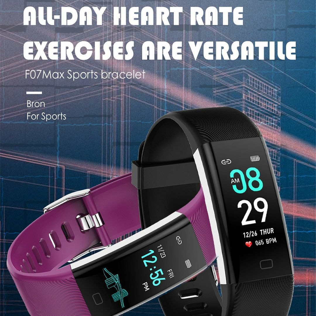 Sport Smart Watch Fitness Tracker Bracelet Bluetooth Notification Handsfree Call