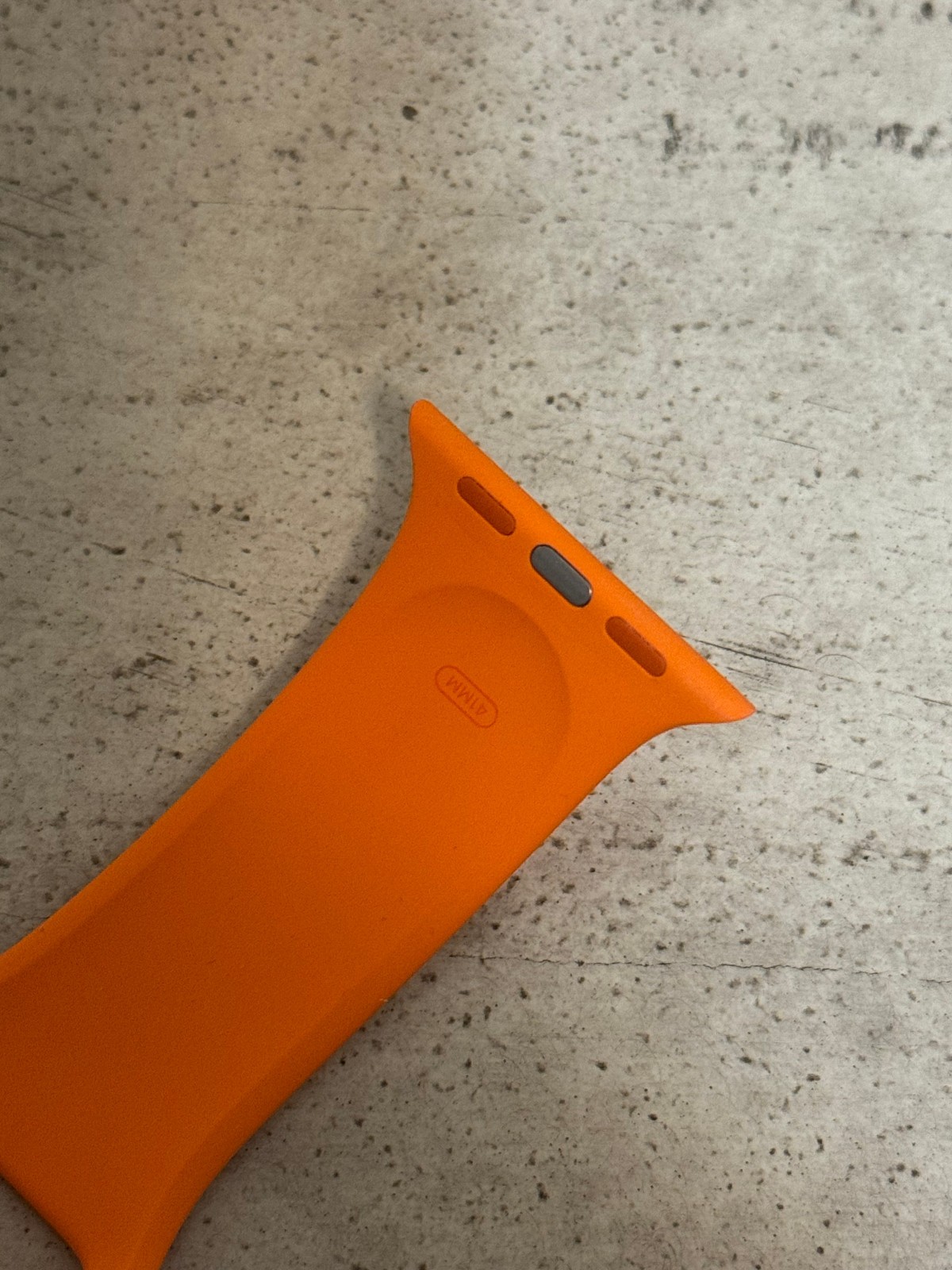 Apple Watch Hermes Series 7 41mm Silver with Orange Sport and Leather Bands