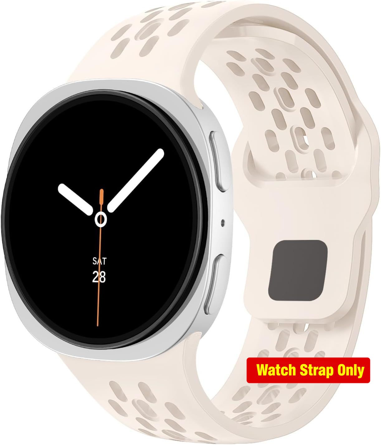 Breathable Silicone Strap Compatible with Samsung Galaxy Watch 9/8 40mm 44mm