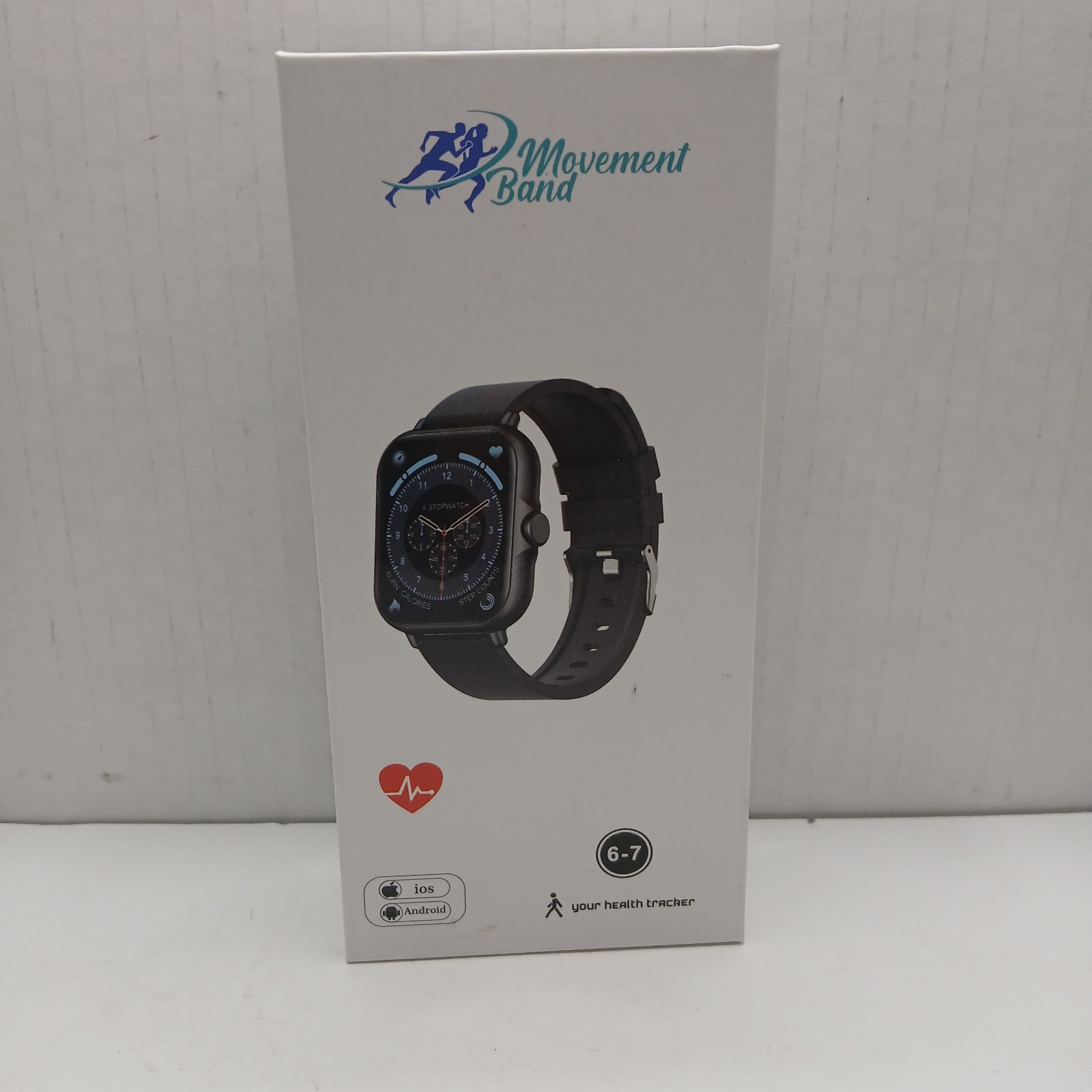 Movement Band smartwatch, New In Box.