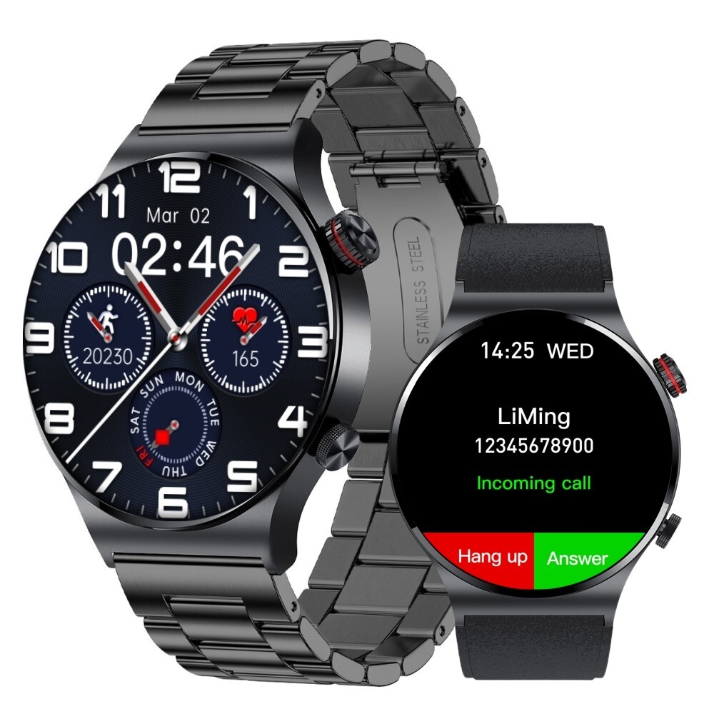 Smartwatch for Men Call Receive/Dial Fitness Tracker Blood Oxygen NFC Waterproof