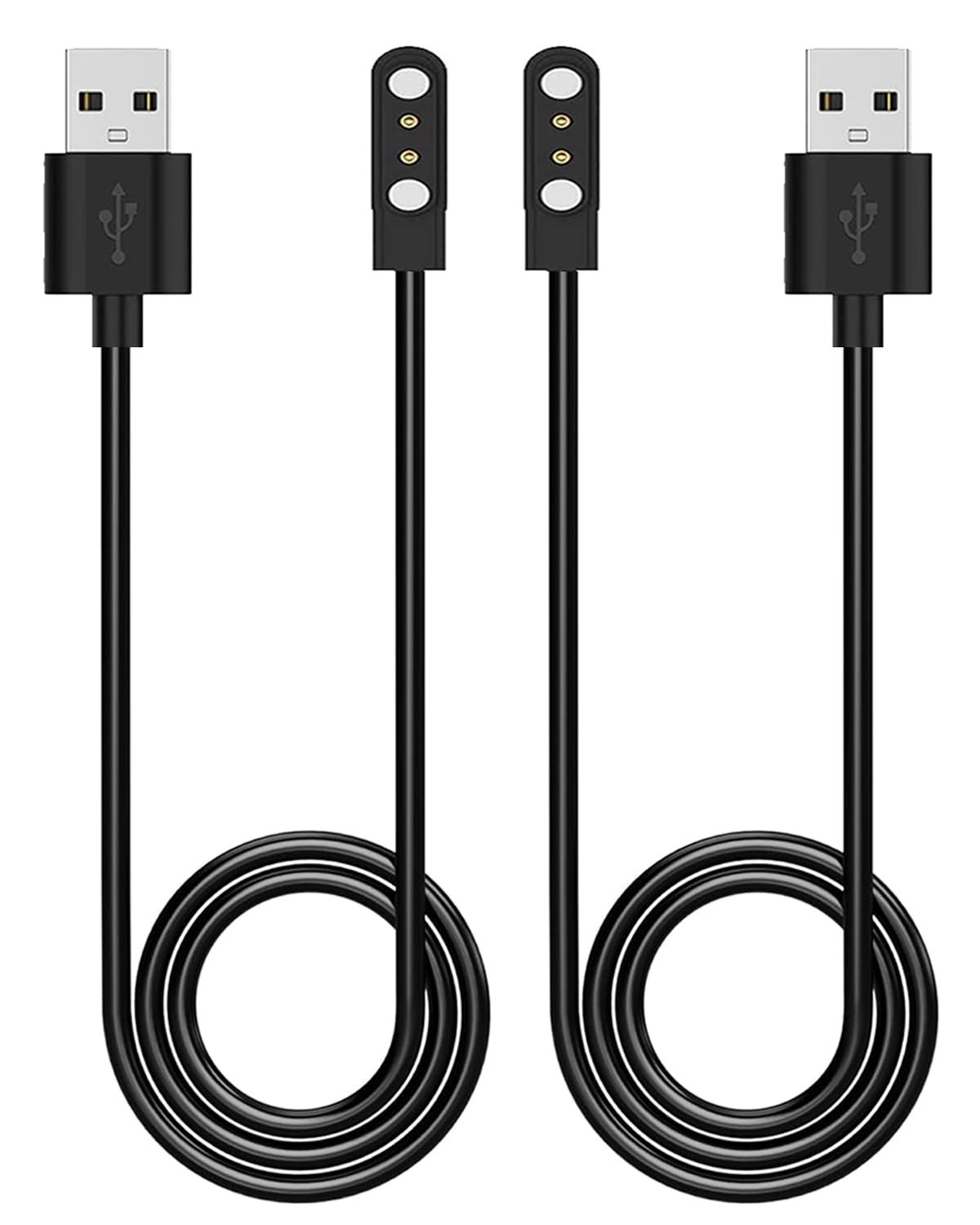 2-Pack VeryFit Smartwatch Charger, Magnetic Charging Cable for IDW26 25 23 21 19