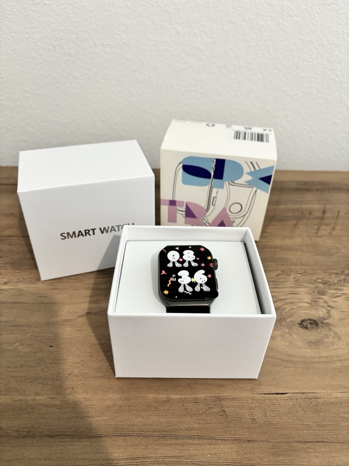 Spetra Arc Smart Watch For Men/Women, For iPhone/Android, Bluetooth – Black