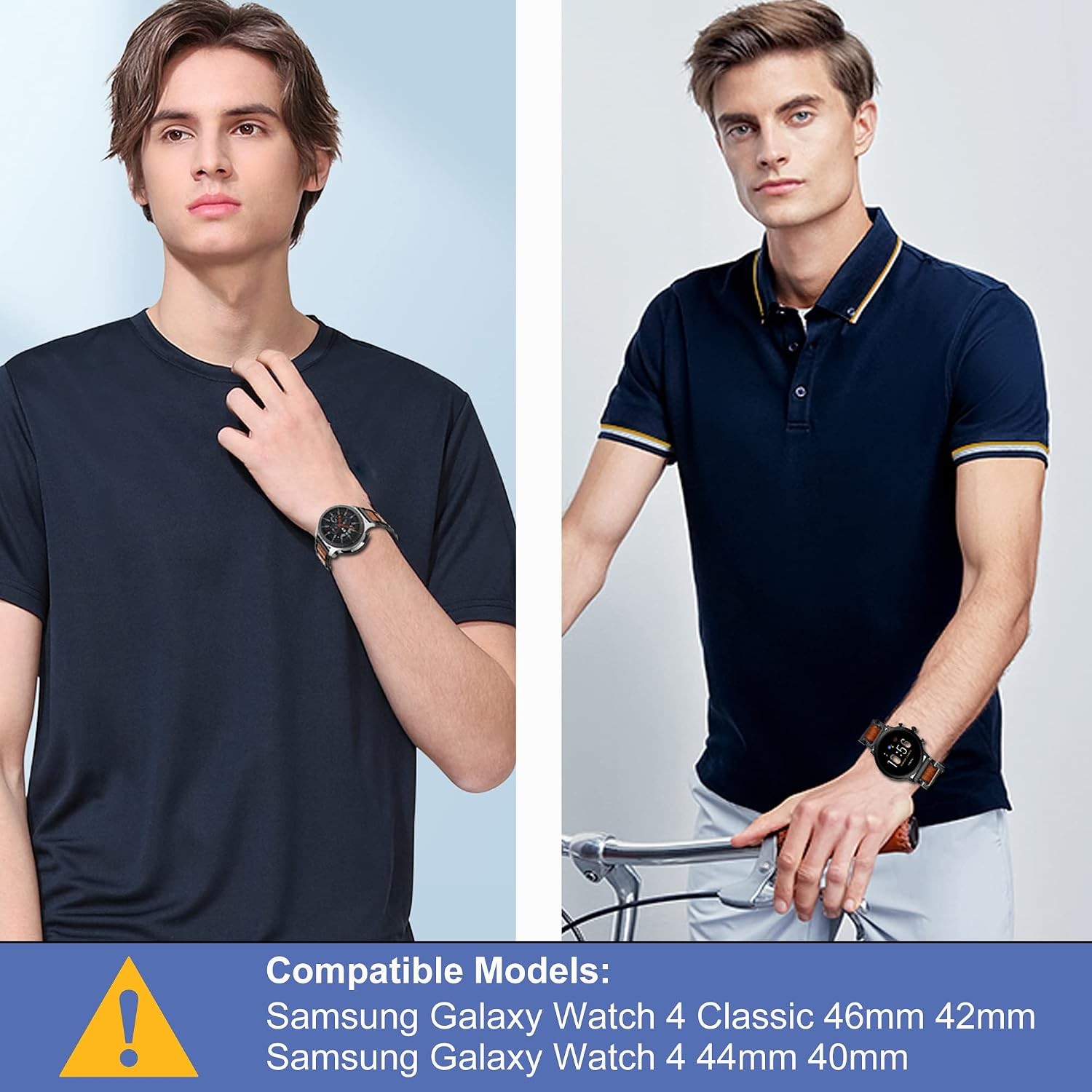 Metal Band for Samsung Galaxy Watch 47mm 43mm Replacement Strap