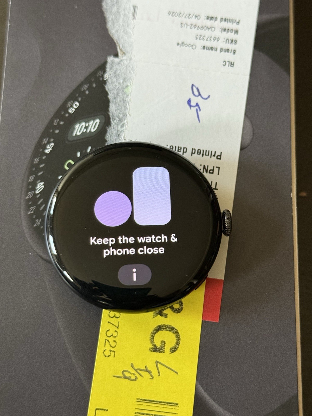 Google Pixel Watch 4 45mm Obsidian WiFi Smartwatch GA10840-US