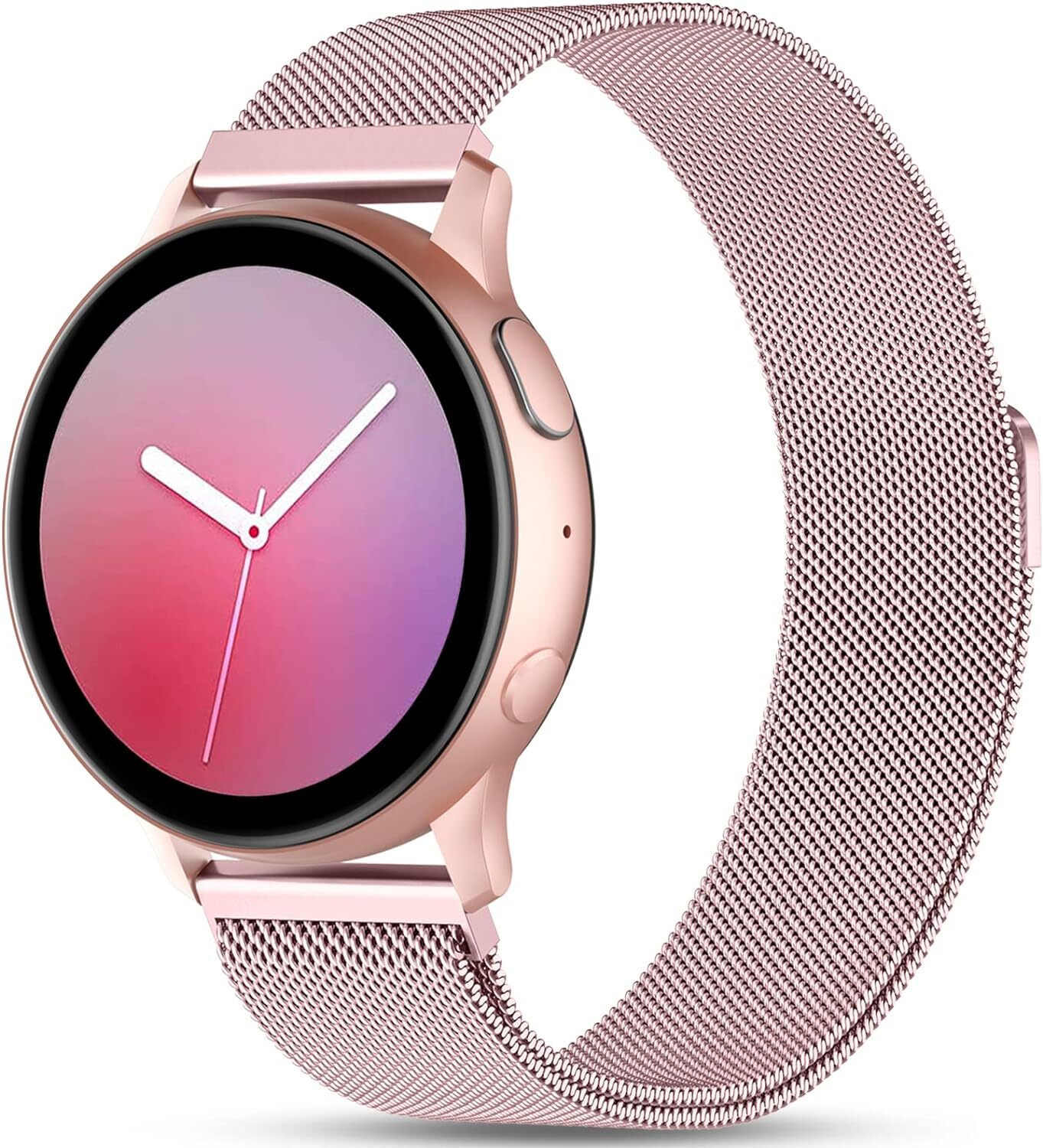 Samsung Galaxy Watch 4 40mm 44mm 42mm 46mm Stainless Steel watch Band [Silver]