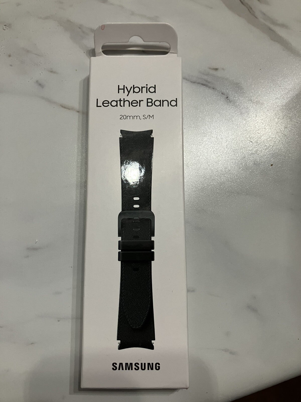 Galaxy Watch5 Pro 45mm Black Leather Strap