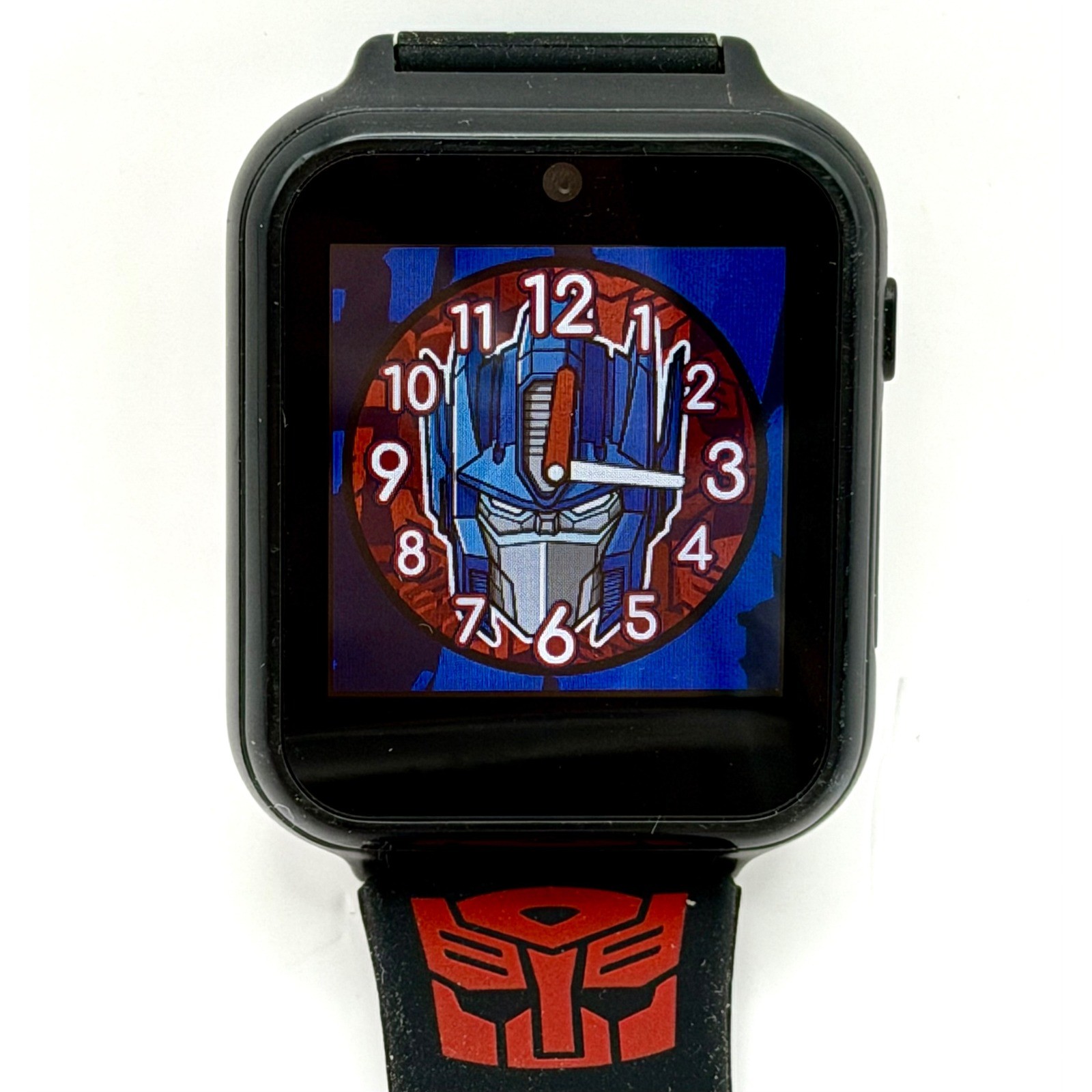 Transformers Optimus Prime Kids Smart Watch Black Camera Games Pedometer TRA4057