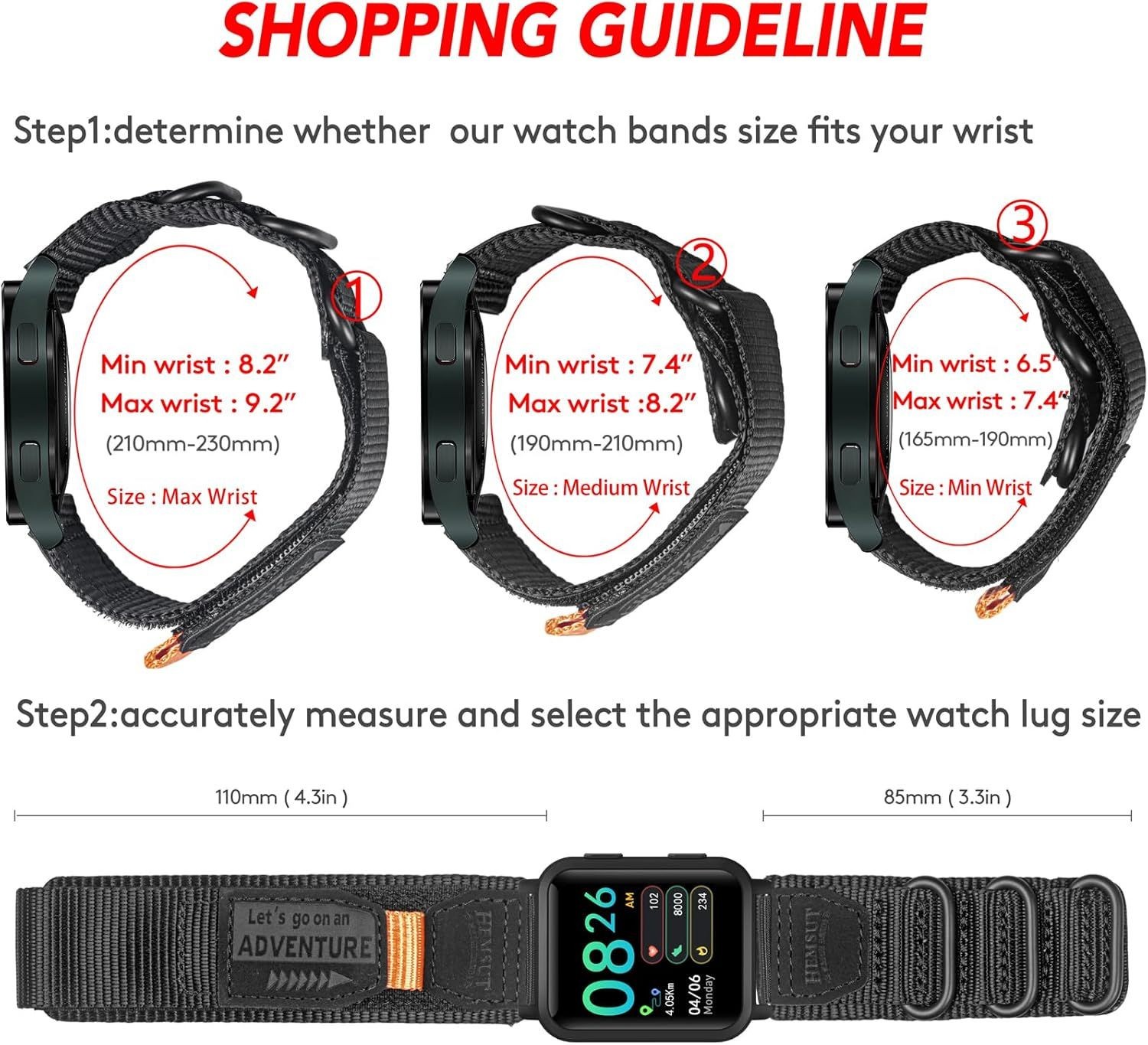 Soft Sport Loop Strap Compatible with Amazfit GTS 4/3/2/Bip 3 Pro