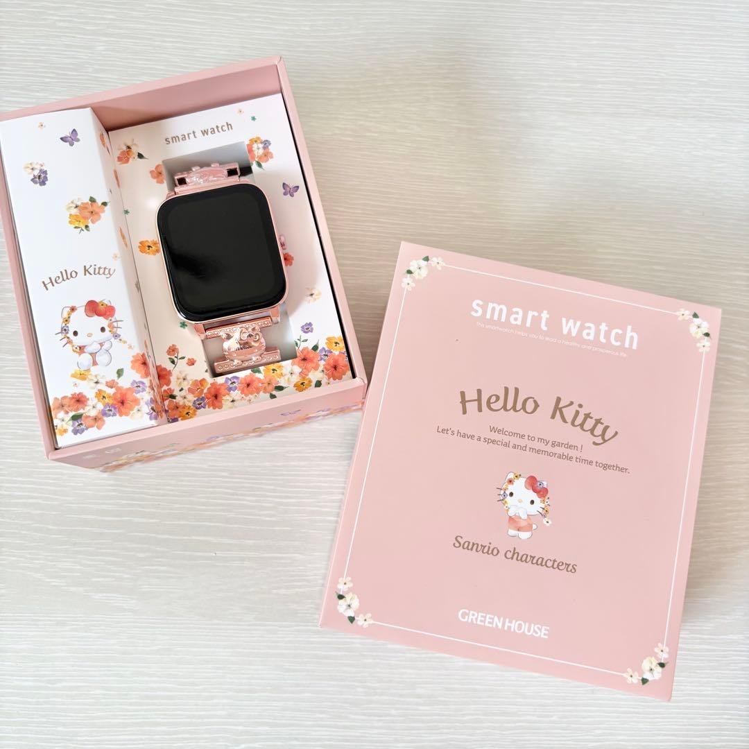 Hello Kitty Smart Watch Sanrio IP68 Voice Alarm SNS Japan Exclusive New