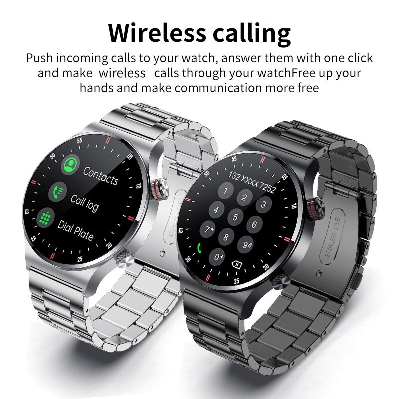 Smart Watch For Men (Call Receive/Dial) Rugged Heart Rate Fitness NFC Waterproof