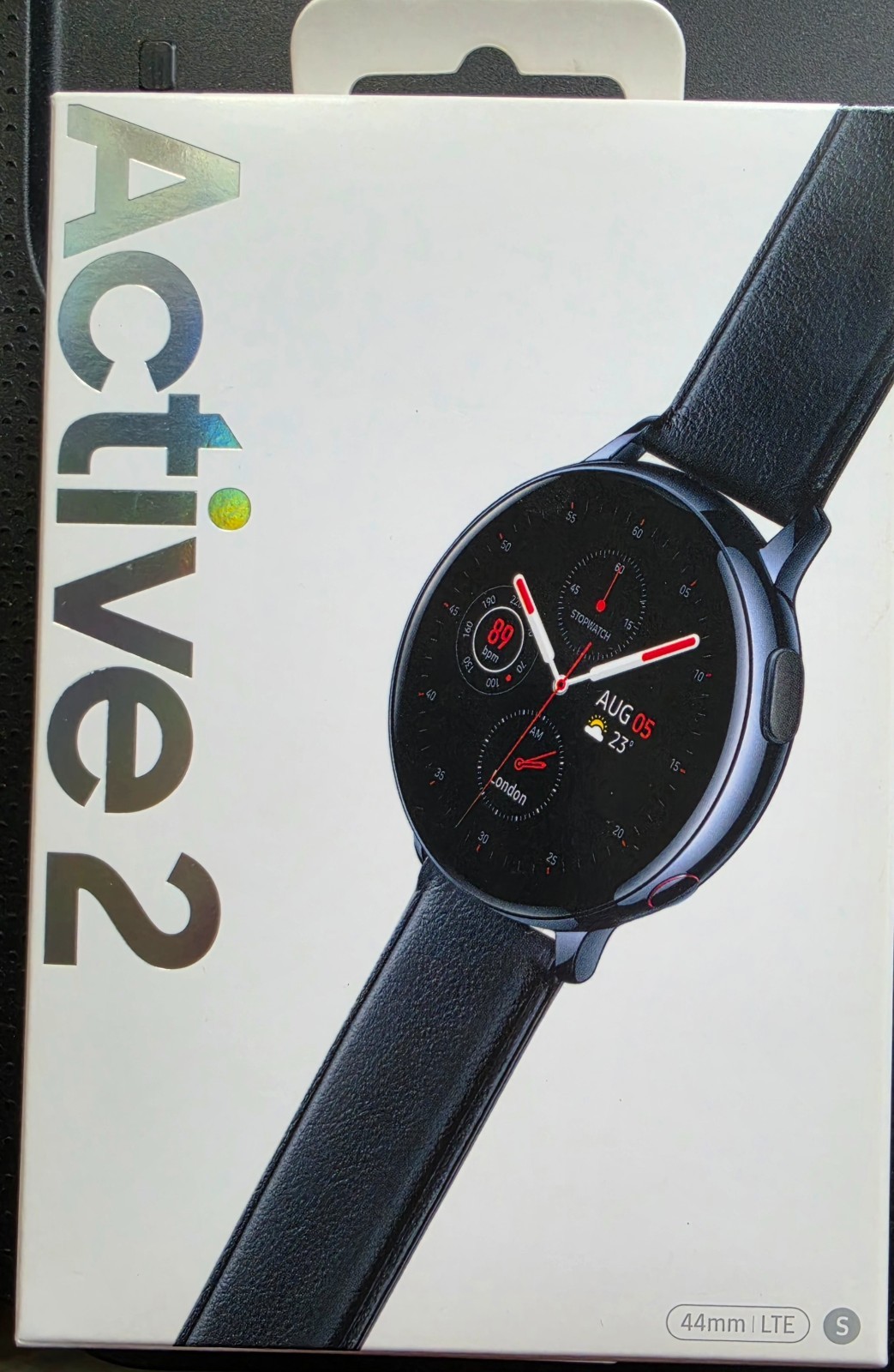 Samsung Galaxy Watch Active 2 44mm Black Stainless Steel LTE SM-R825U